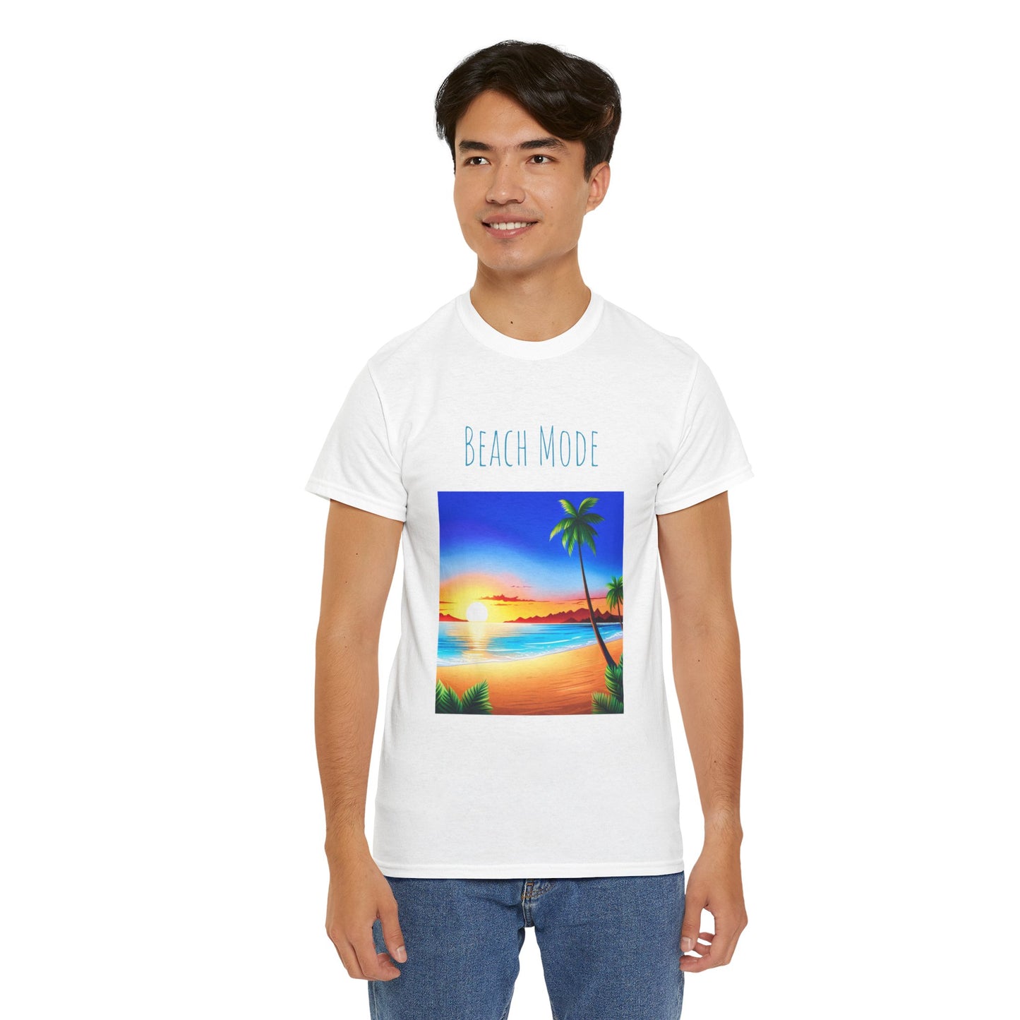 Beach Mode, Beach Graphic T-Shirt