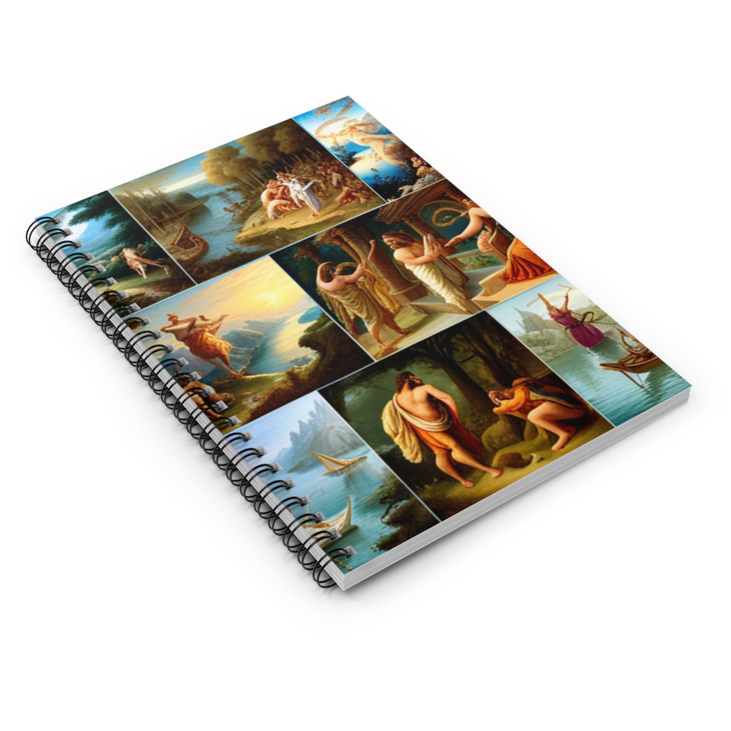 Mythological Art - Spiral Notebook - 8" x 6"