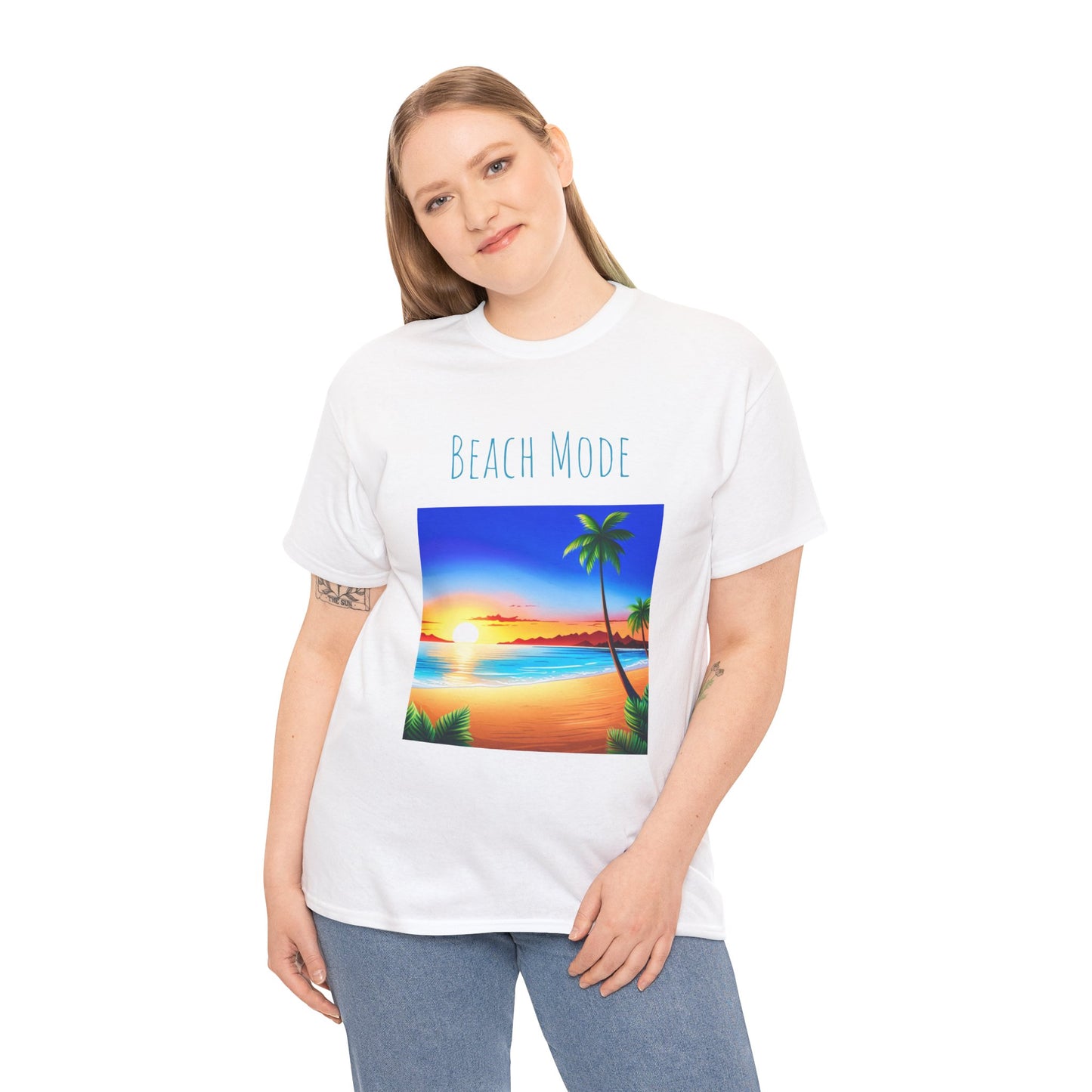 Beach Mode, Beach Graphic T-Shirt