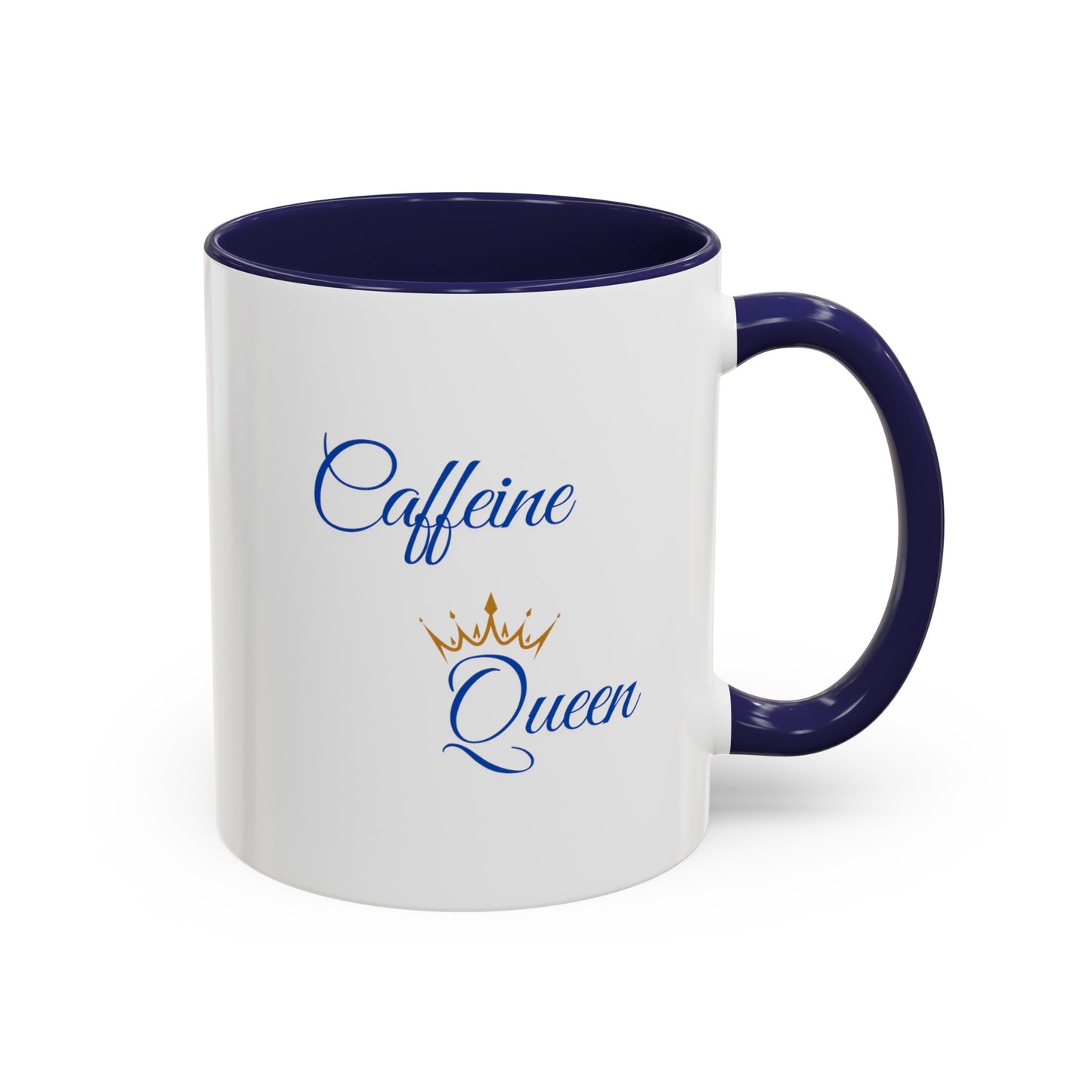 "Caffeine Queen" Accent Coffee Mug (11, 15oz)