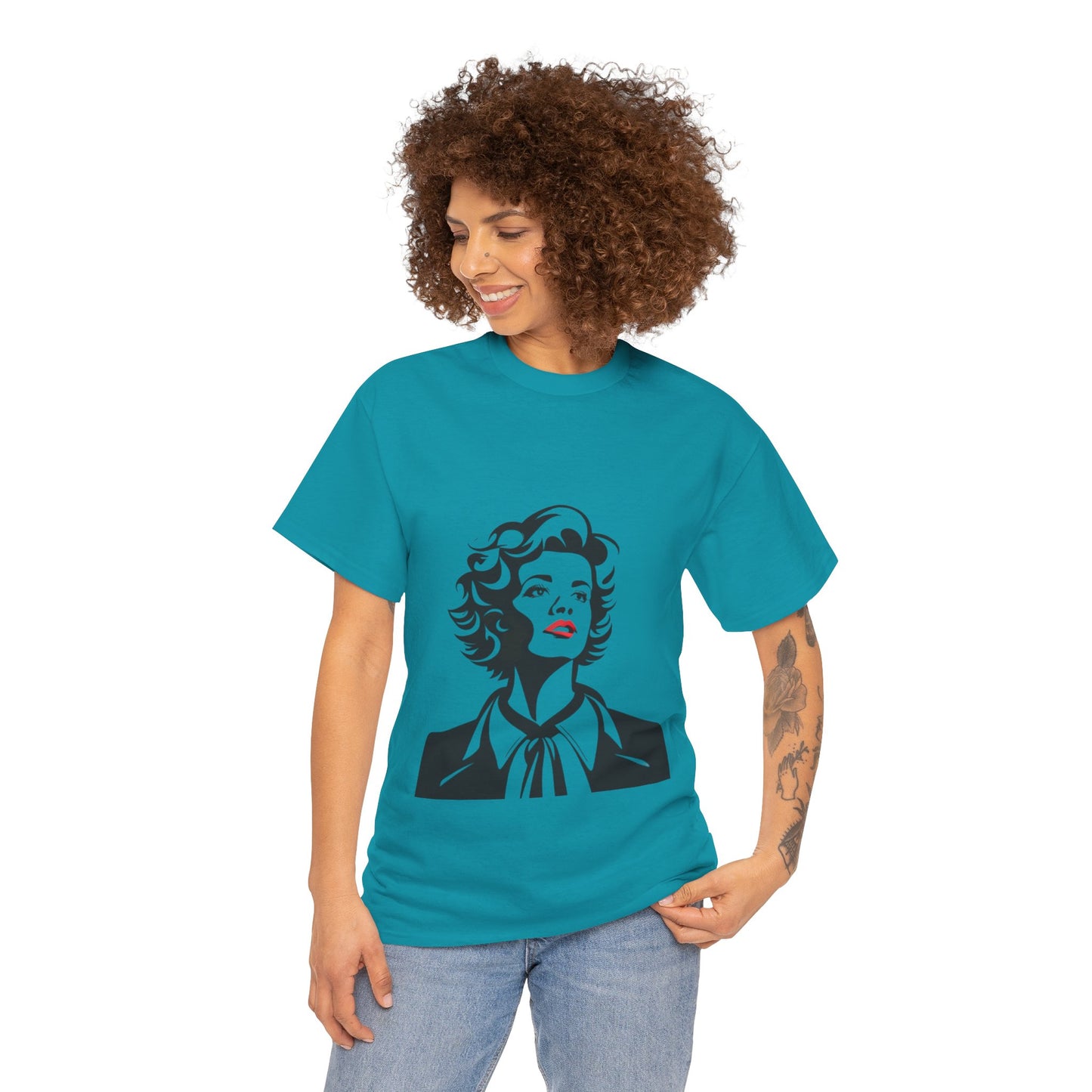 Business Woman Comic Art Graphic T-Shirt