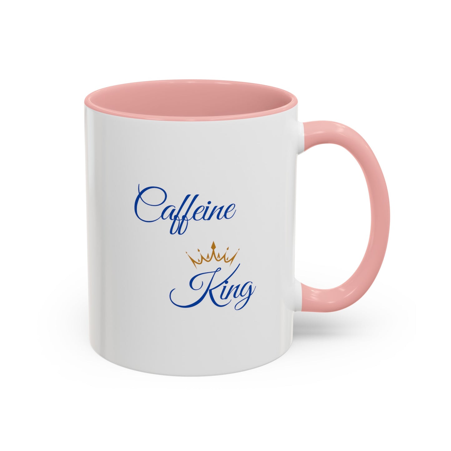 "Caffeine King" Accent Coffee Mug (11, 15oz)