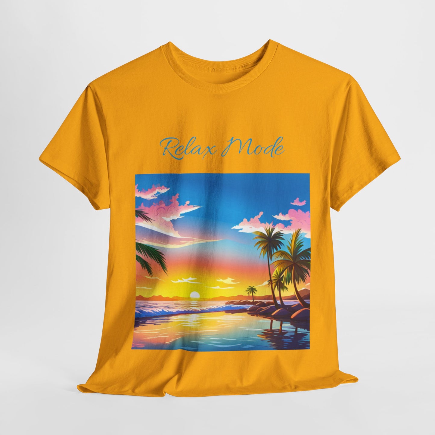 Relax Mode, Beach Graphic T-Shirt