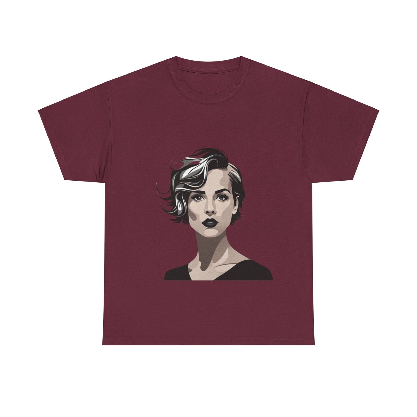 Female Model Graphic T-shirt