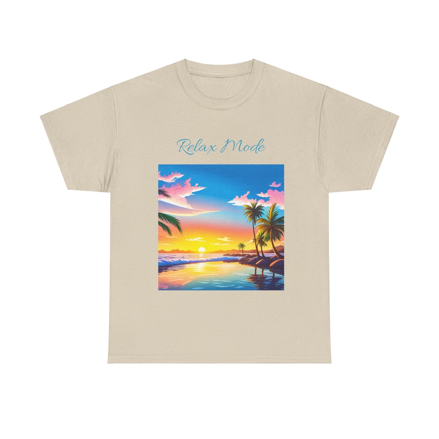 Relax Mode, Beach Graphic T-Shirt