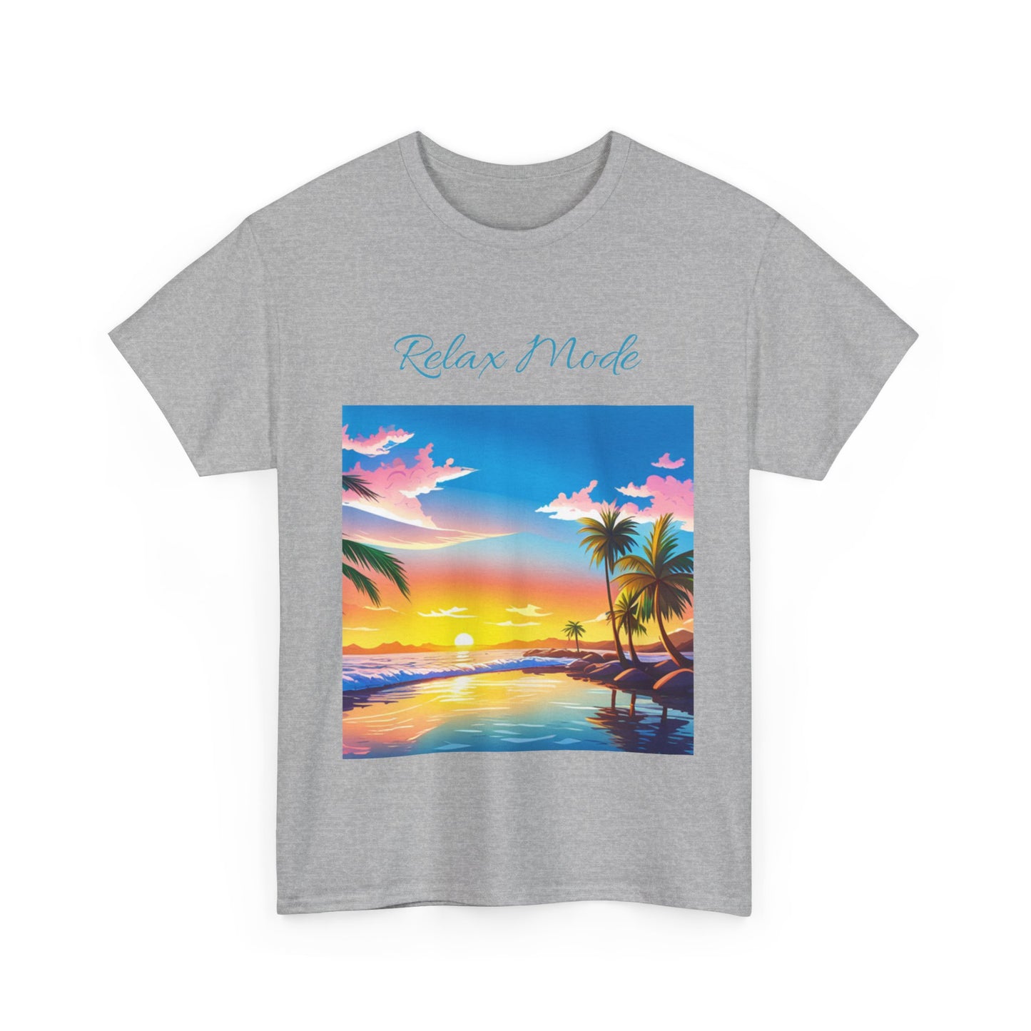 Relax Mode, Beach Graphic T-Shirt