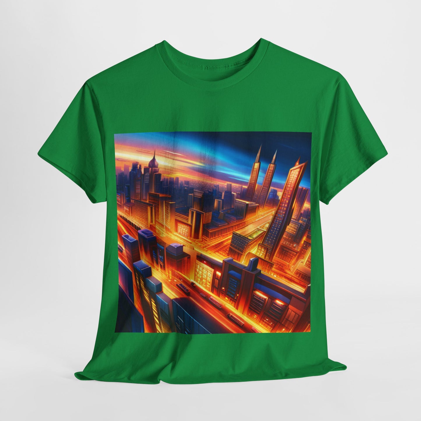 Futuristic Cityscape Graphic Tee