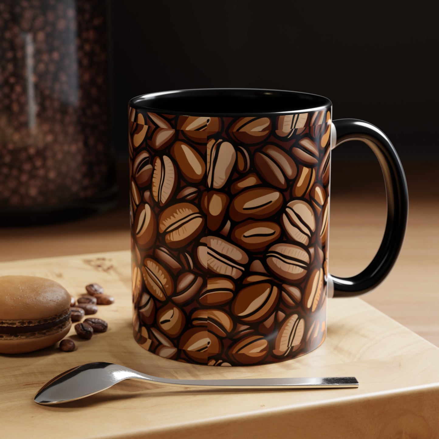 "Bean There, Done That" Accent Coffee Mug (11, 15oz)