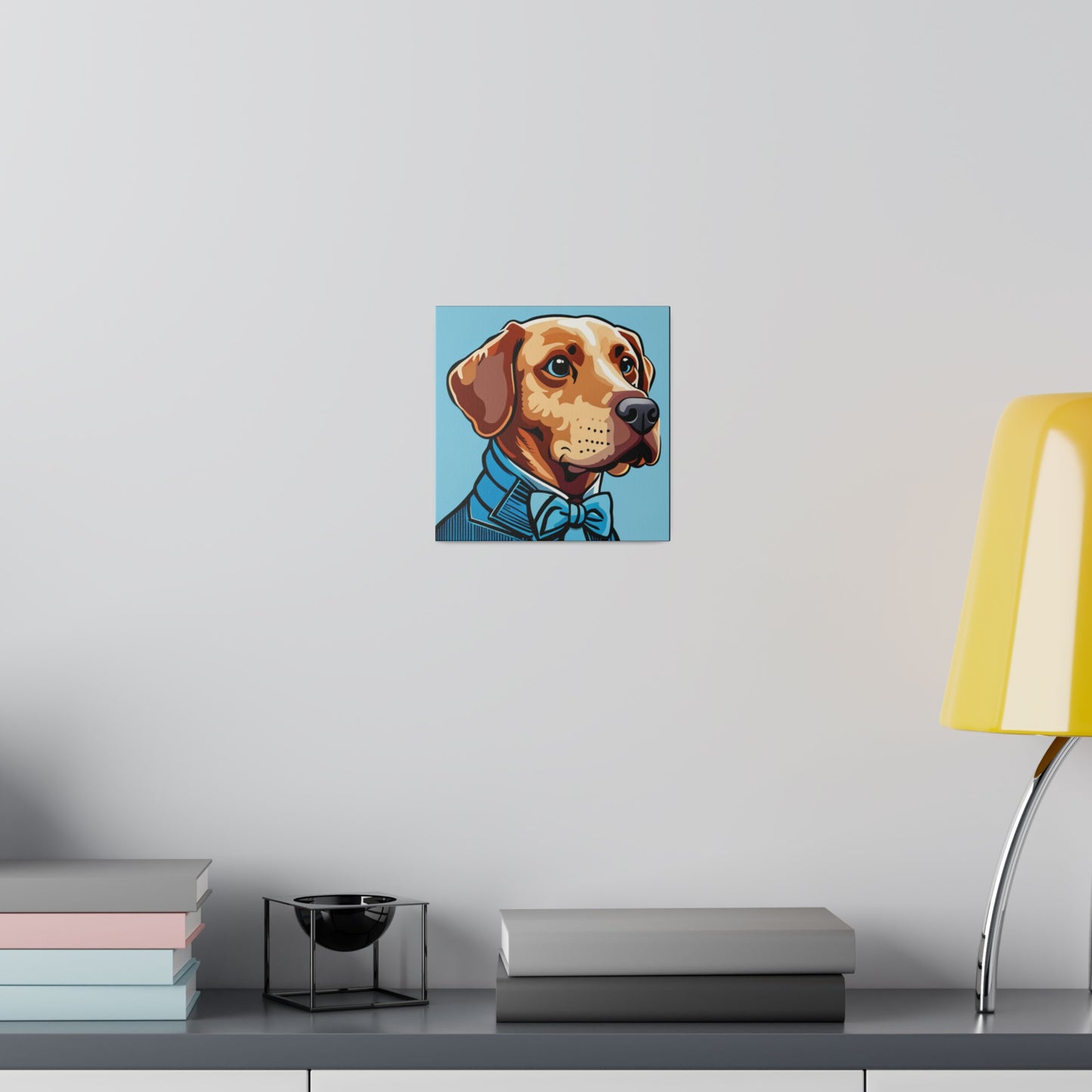 Comic Art, Dog Model on Matte Canvas, Stretched, 0.75"