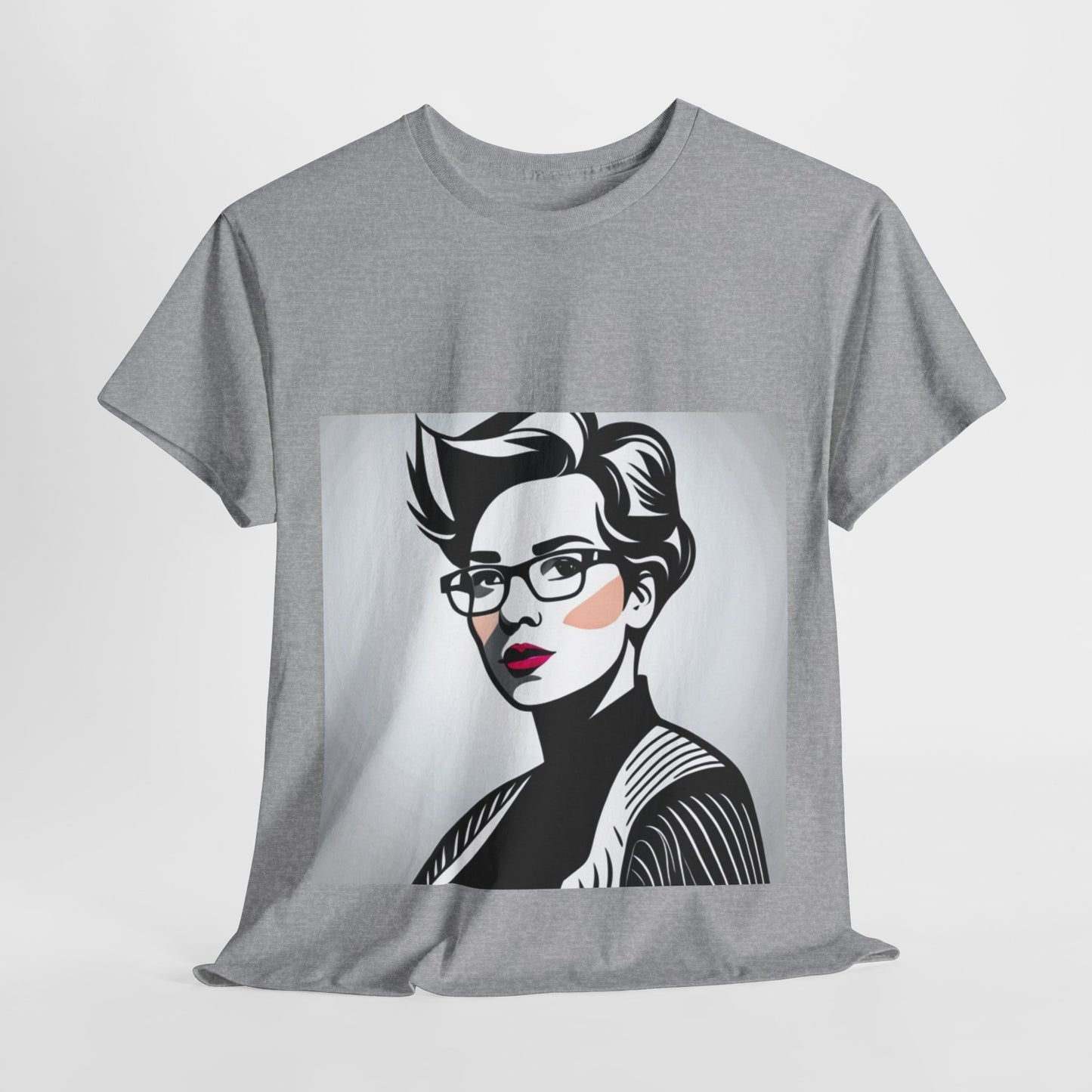 Female Model Graphic T-Shirt