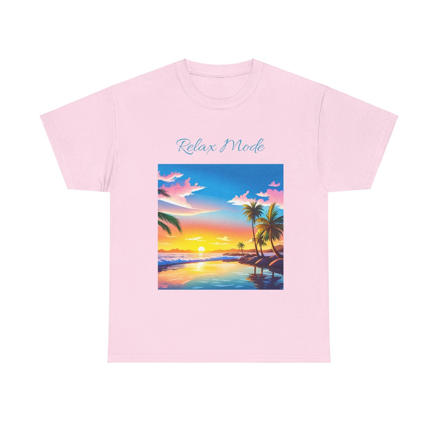 Relax Mode, Beach Graphic T-Shirt