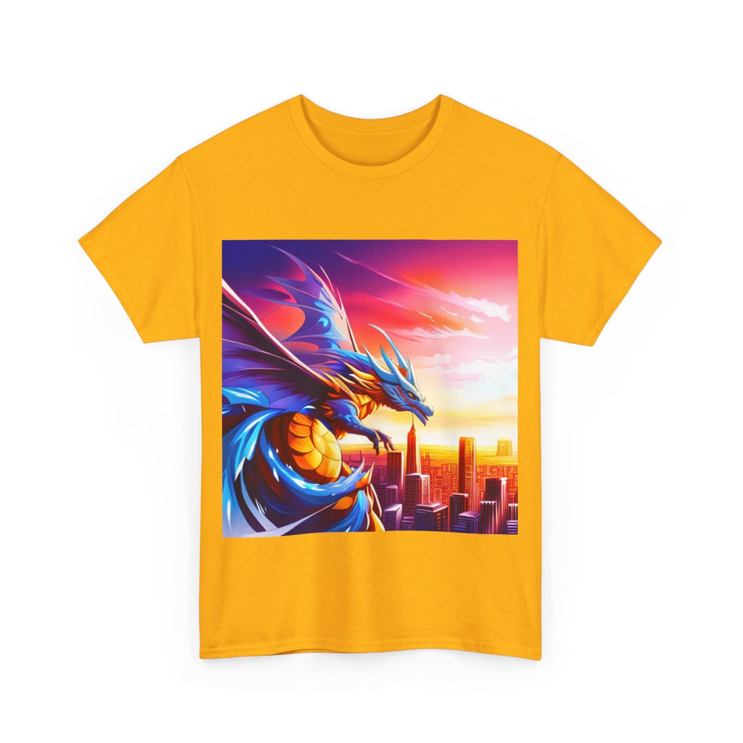 Dragon Cityscape Graphic Tee