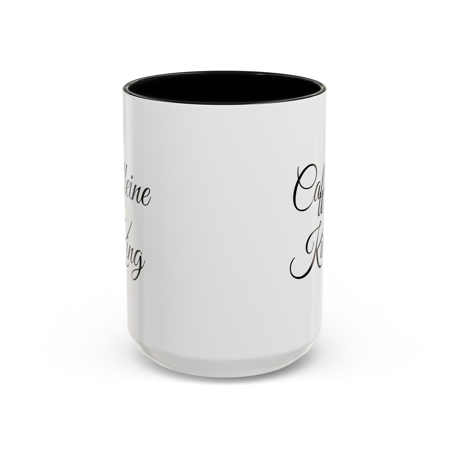 "Caffeine King" Accent Coffee Mug (11, 15oz)