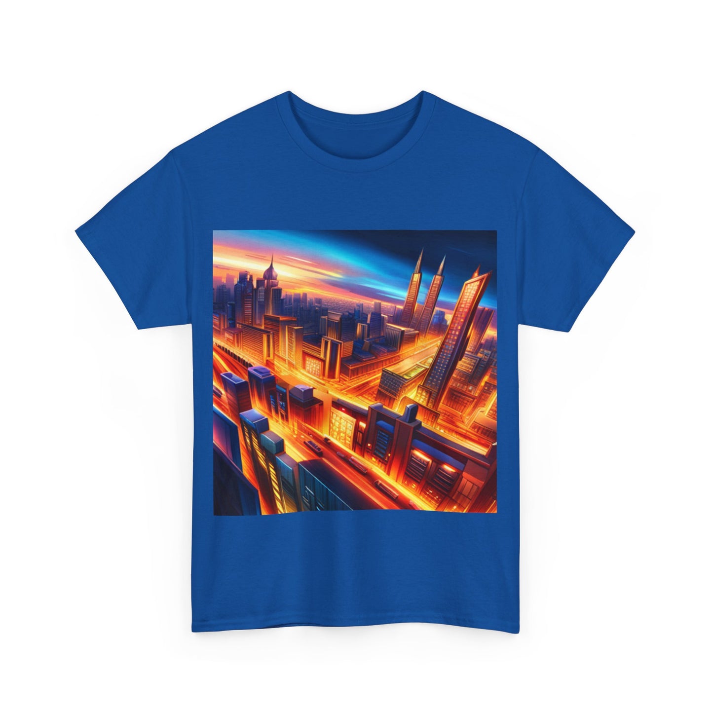 Futuristic Cityscape Graphic Tee