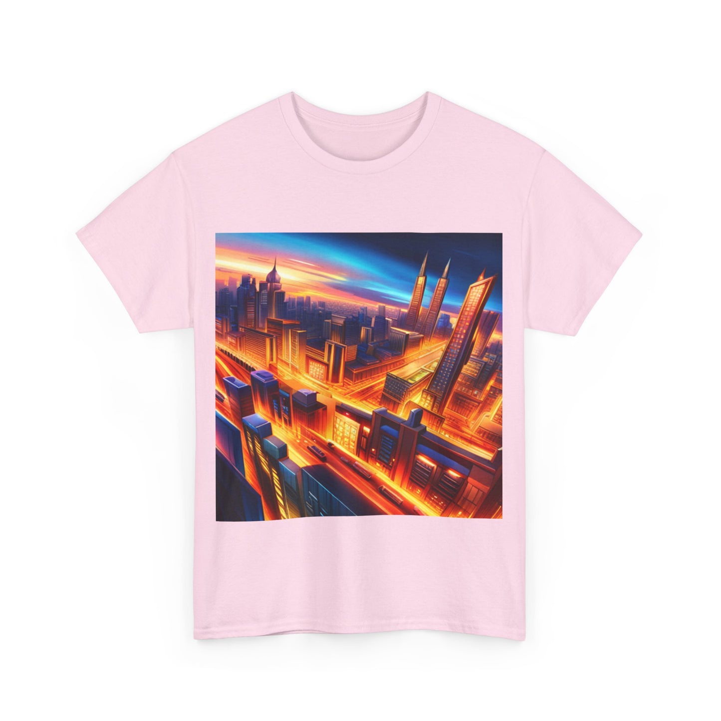 Futuristic Cityscape Graphic Tee