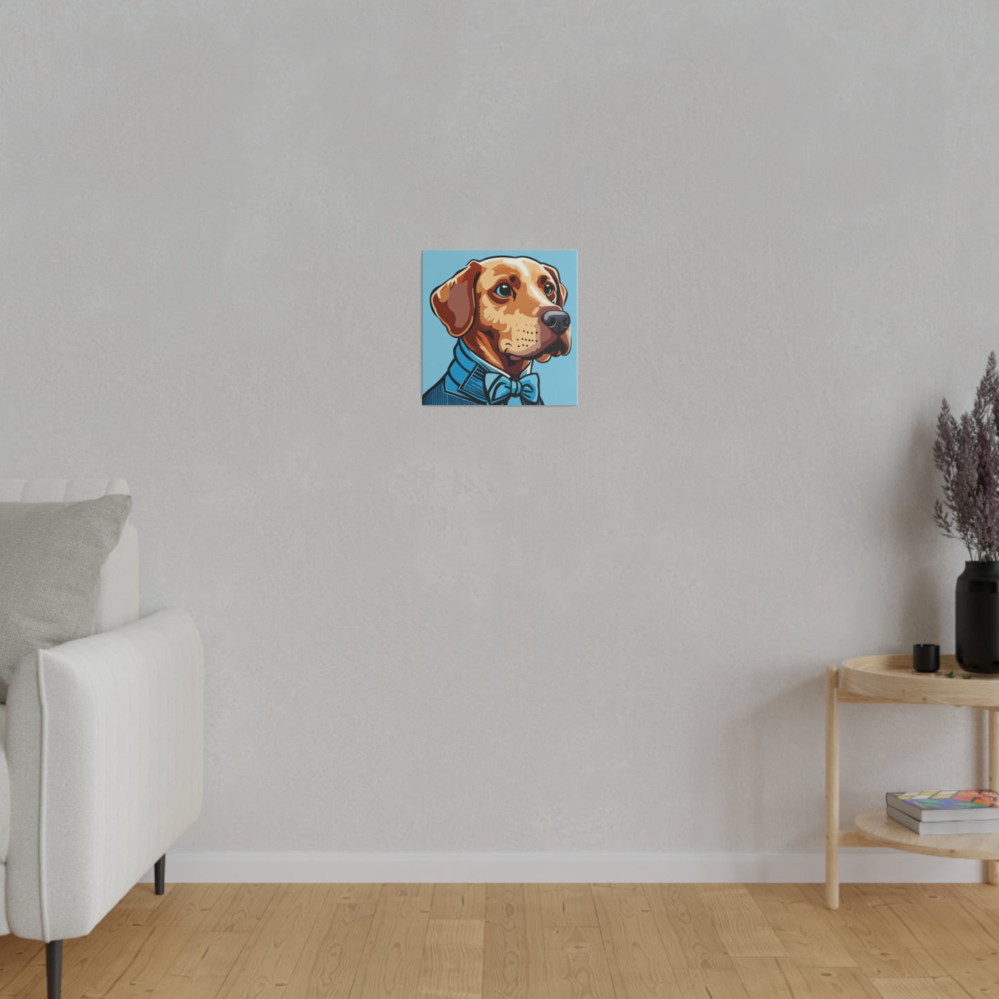 Comic Art, Dog Model on Matte Canvas, Stretched, 0.75"