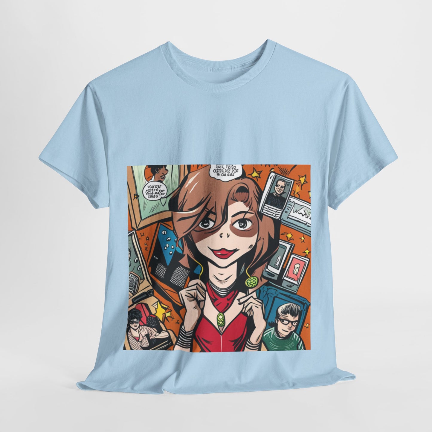 Comic Book Art Graphic T-Shirt