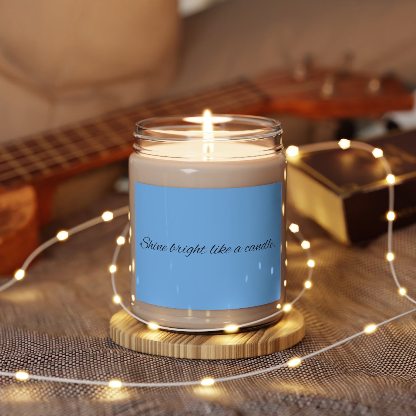 "Shine bright like a candle" Scented Soy Candle, 9oz