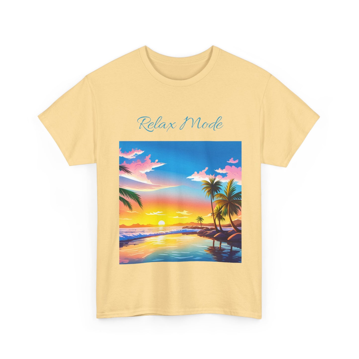 Relax Mode, Beach Graphic T-Shirt