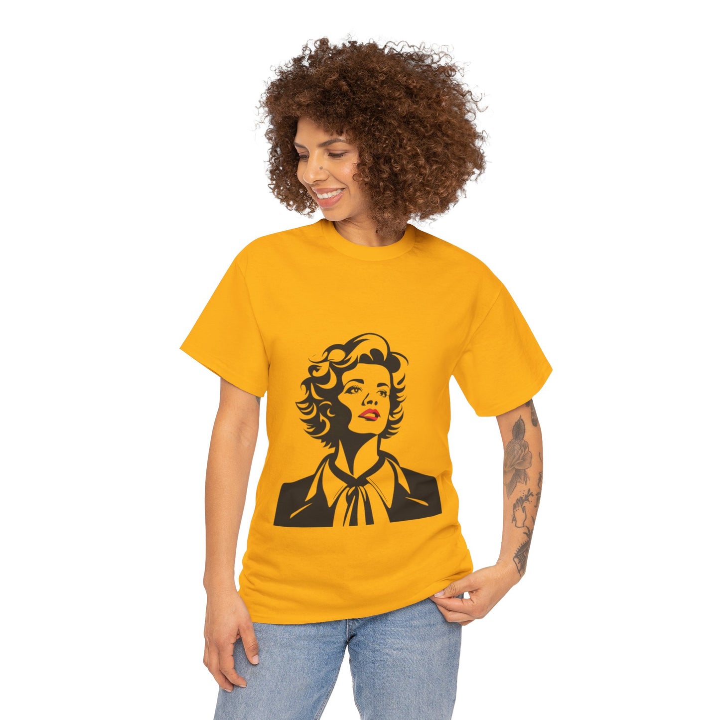 Business Woman Comic Art Graphic T-Shirt