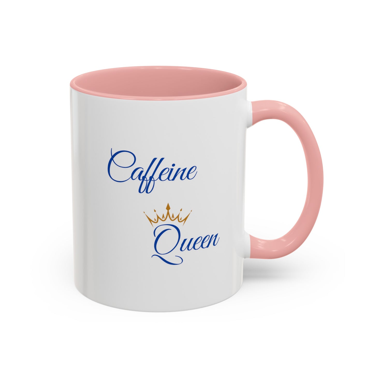 "Caffeine Queen" Accent Coffee Mug (11, 15oz)