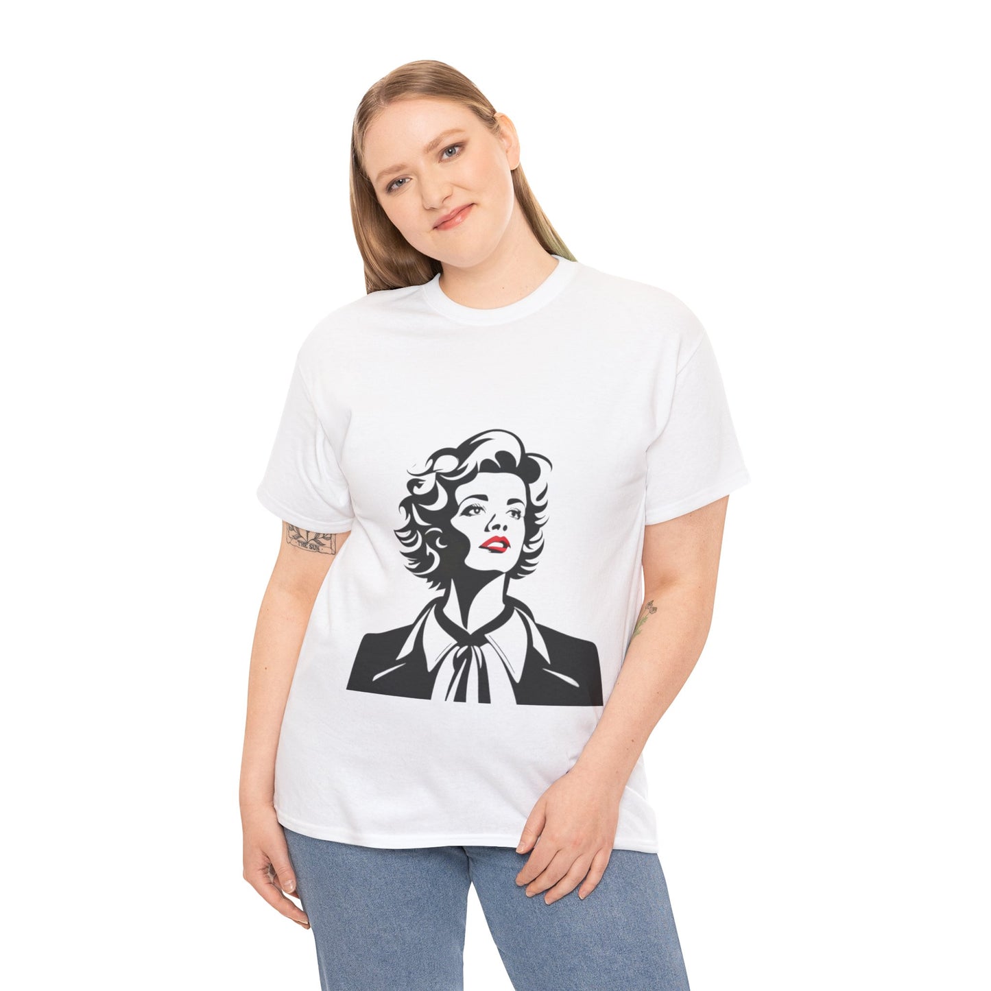 Business Woman Comic Art Graphic T-Shirt