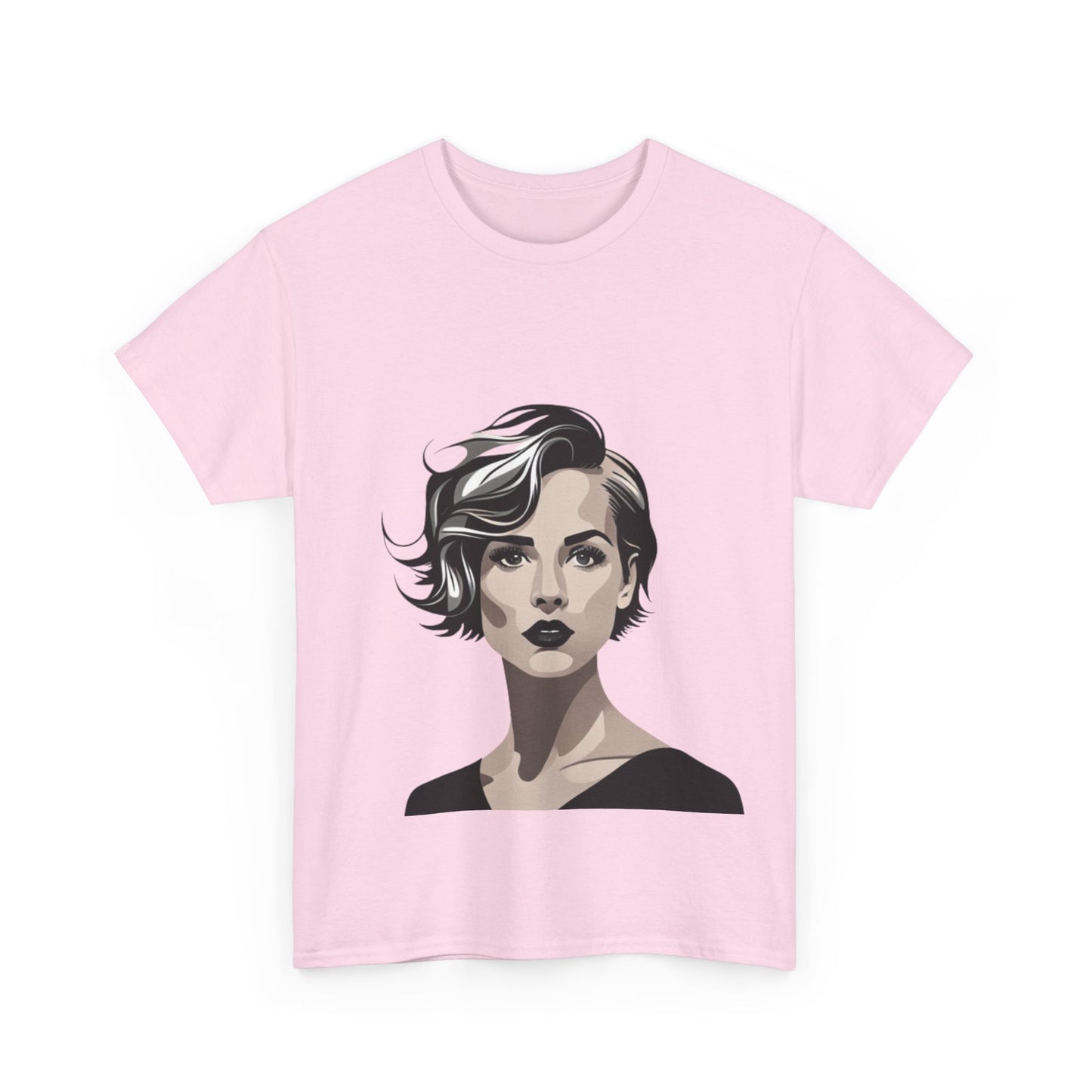 Female Model Graphic T-shirt