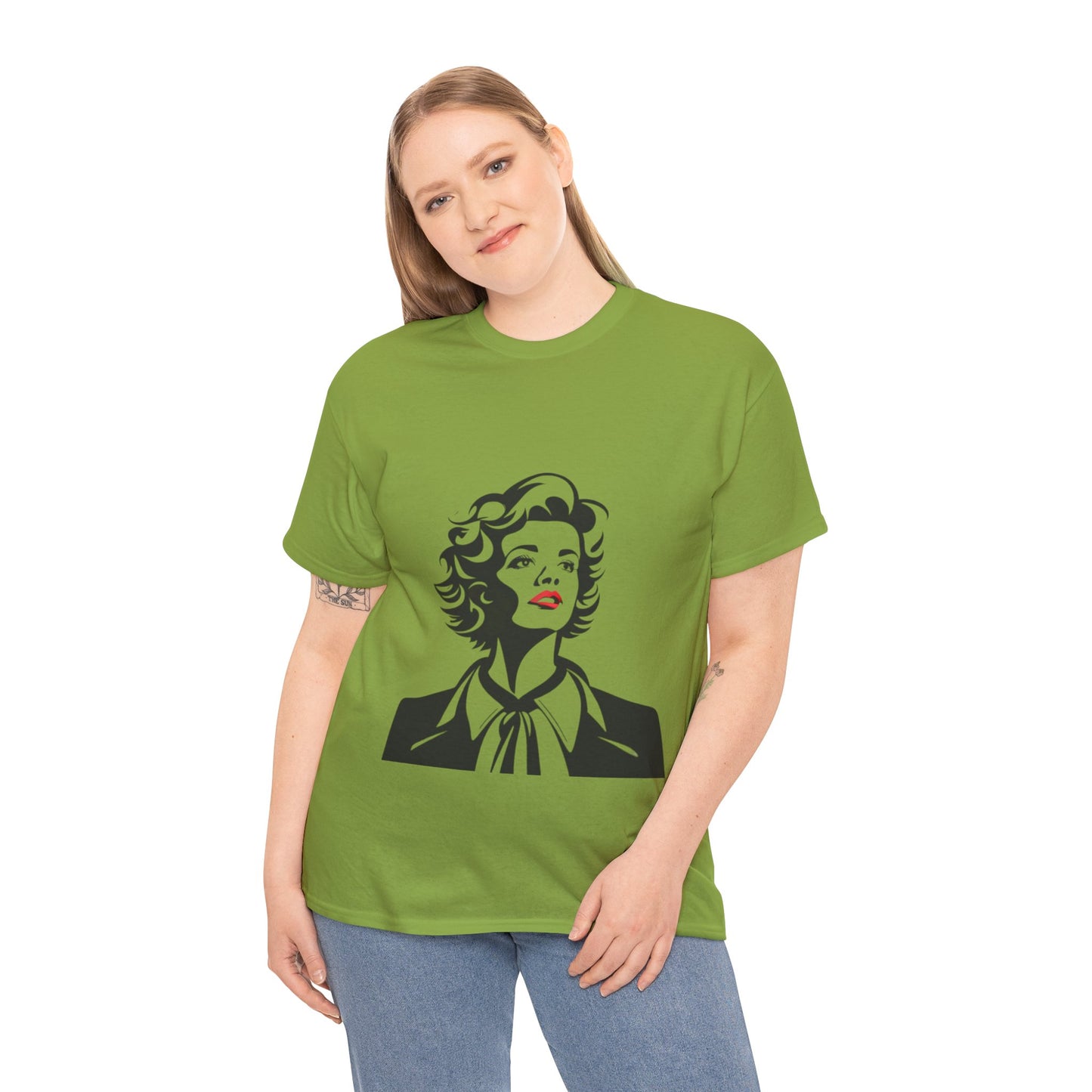 Business Woman Comic Art Graphic T-Shirt