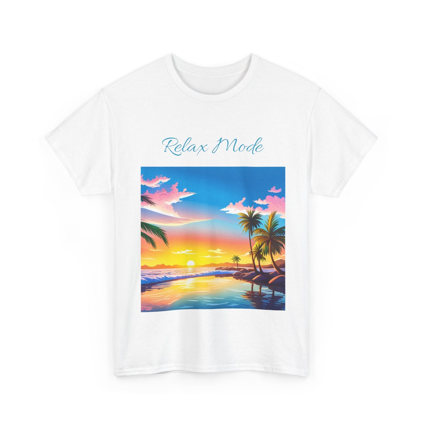 Relax Mode, Beach Graphic T-Shirt