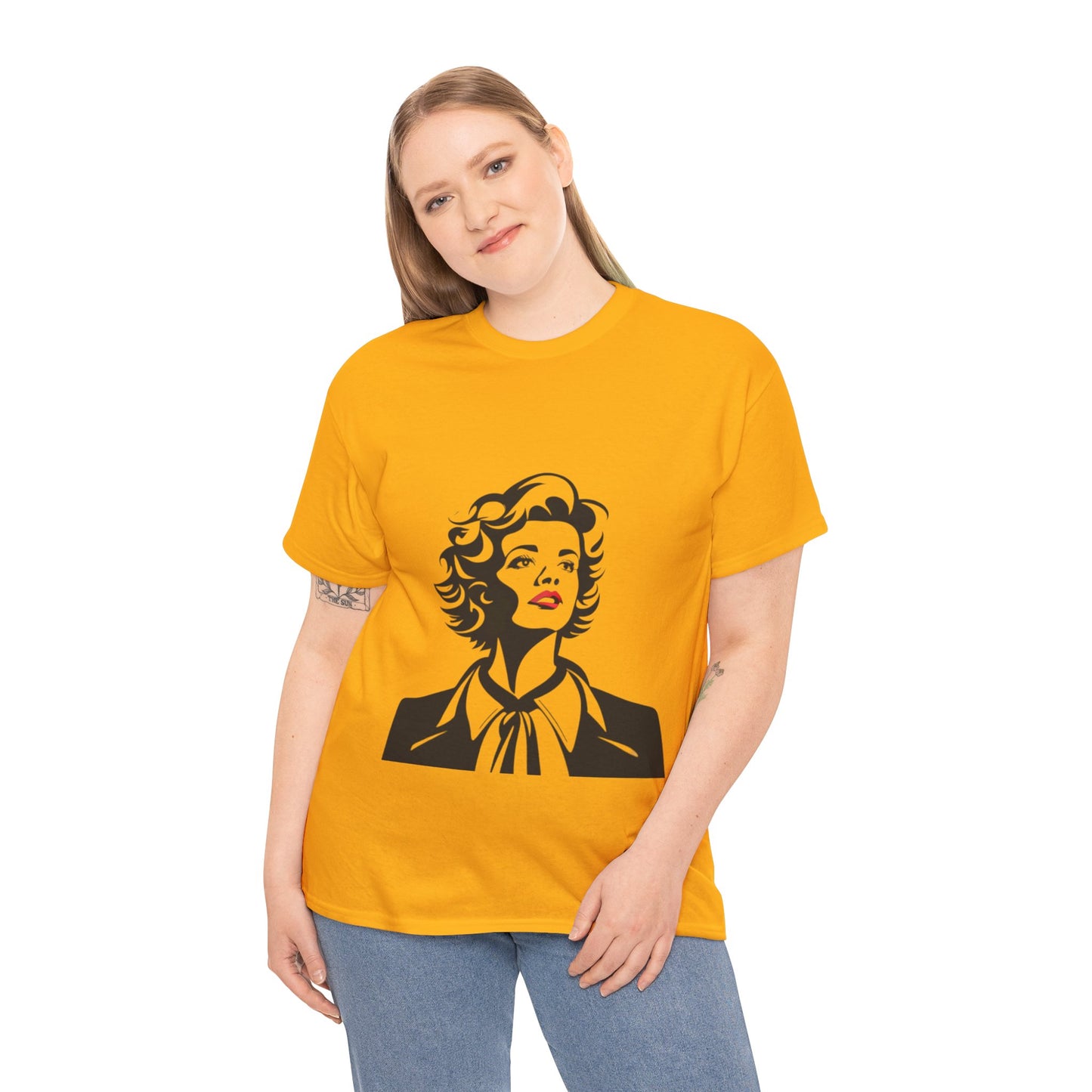 Business Woman Comic Art Graphic T-Shirt