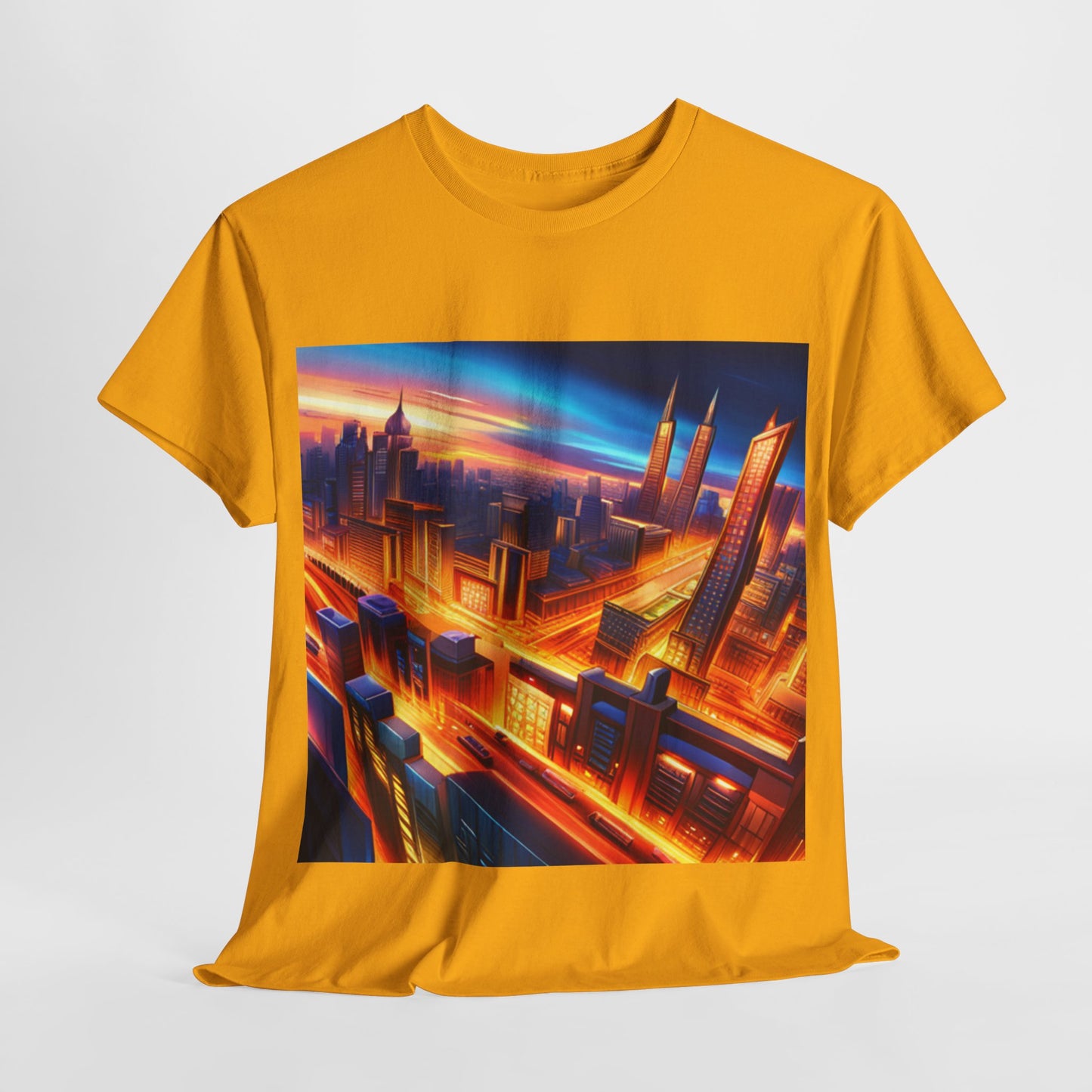 Futuristic Cityscape Graphic Tee