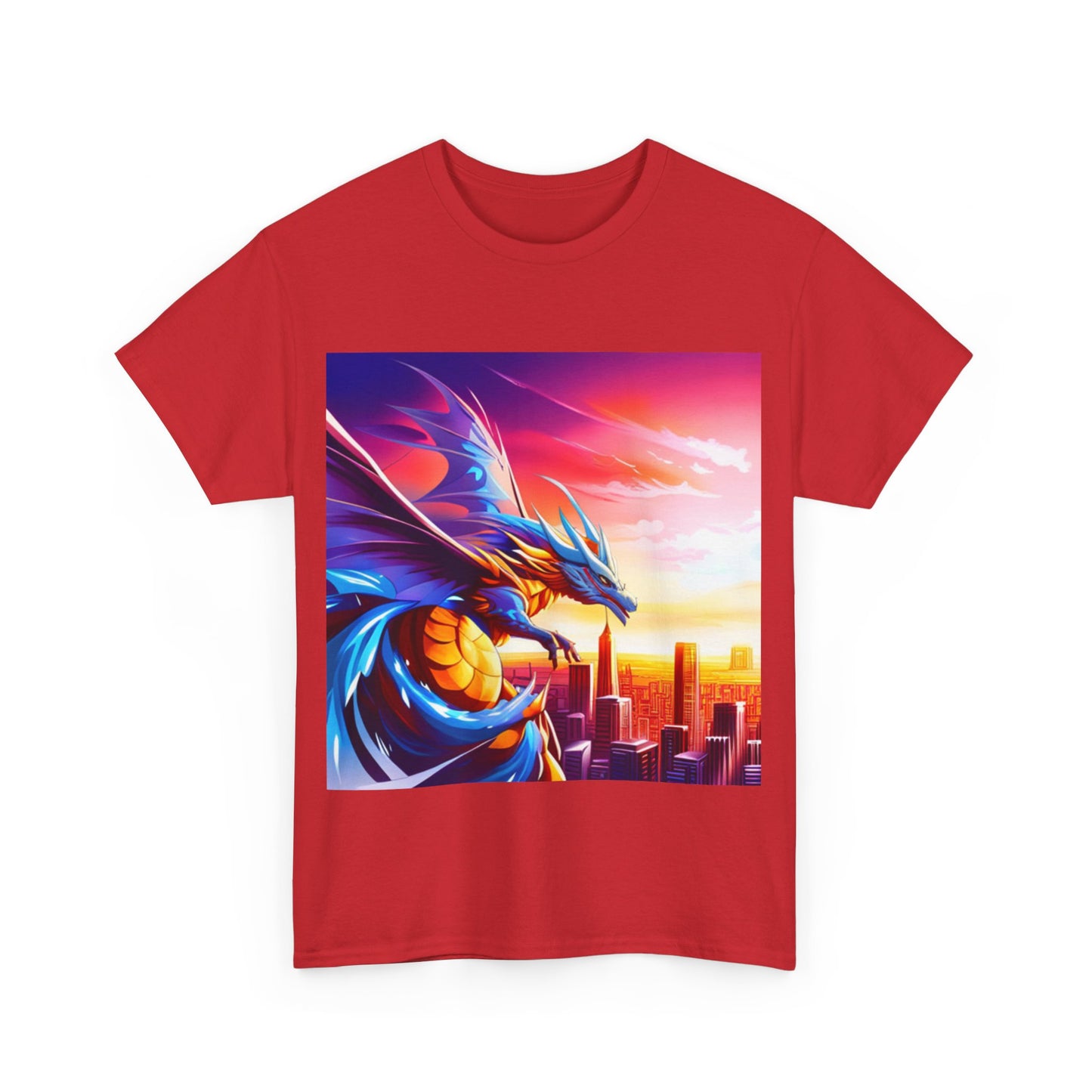 Dragon Cityscape Graphic Tee