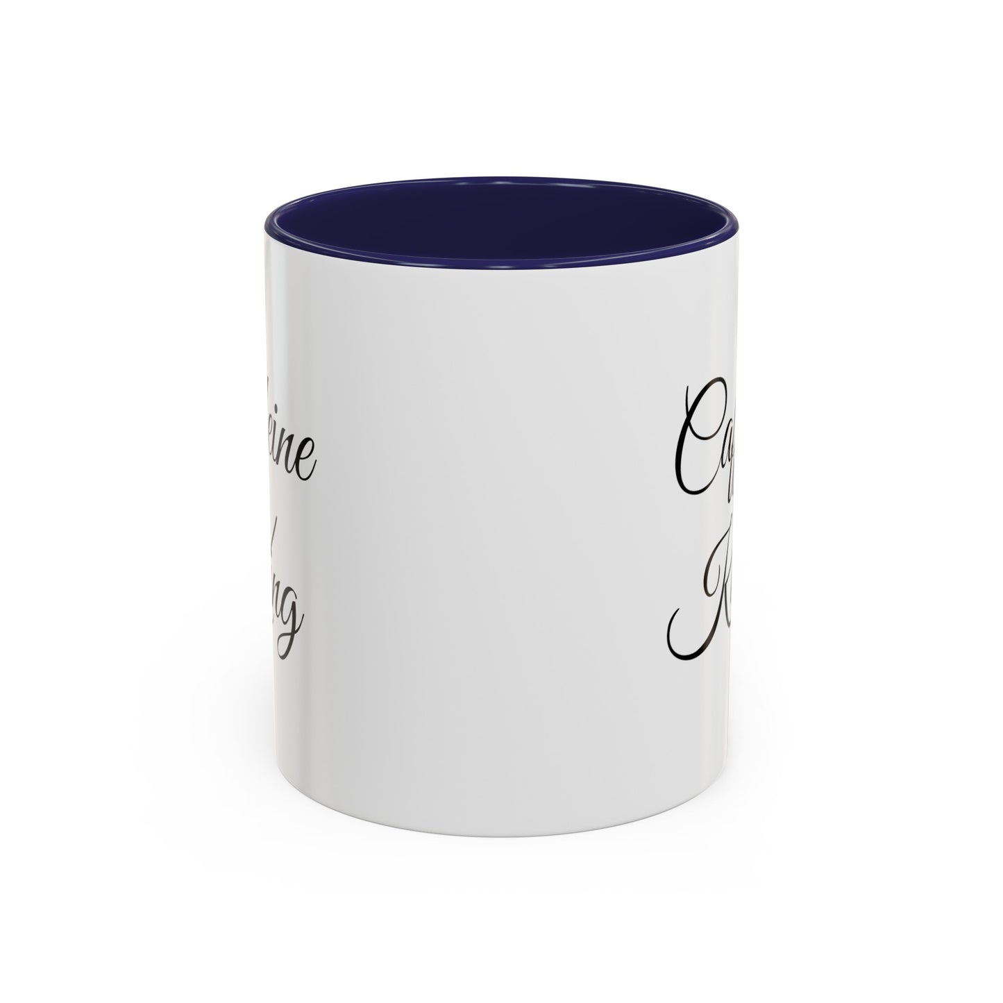 "Caffeine King" Accent Coffee Mug (11, 15oz)