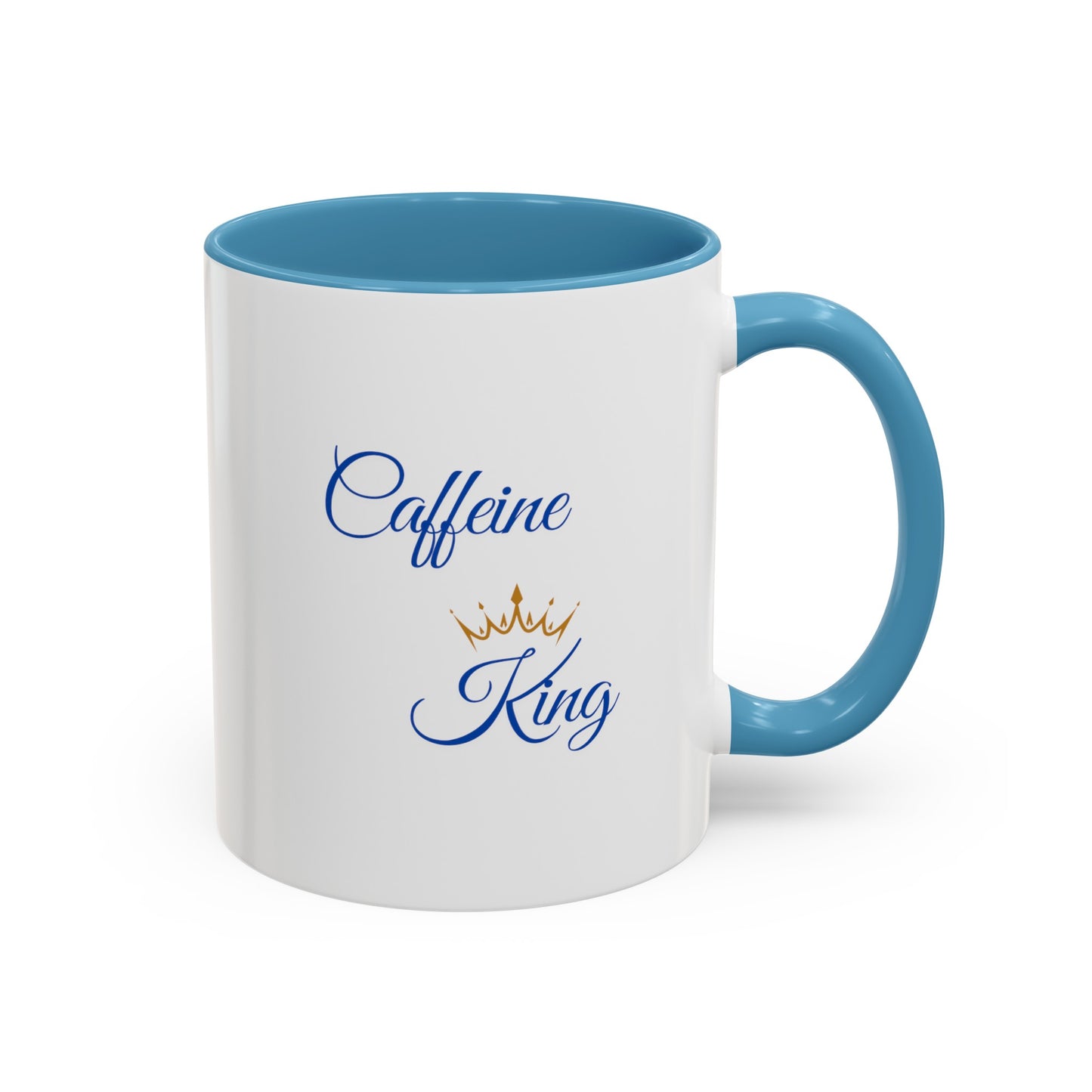 "Caffeine King" Accent Coffee Mug (11, 15oz)