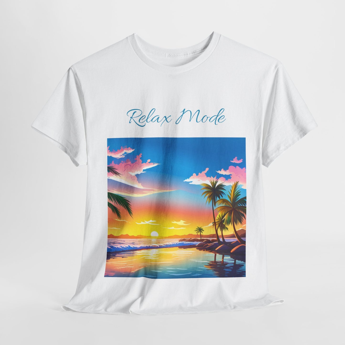 Relax Mode, Beach Graphic T-Shirt