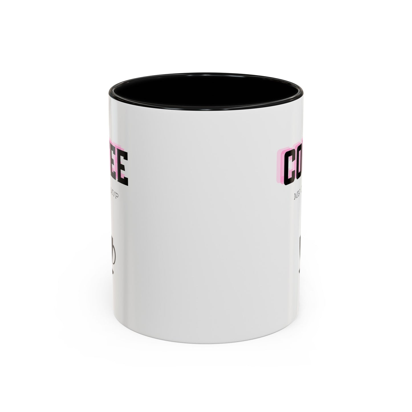 "Coffee: My office MVP" Accent Coffee Mug (11, 15oz)