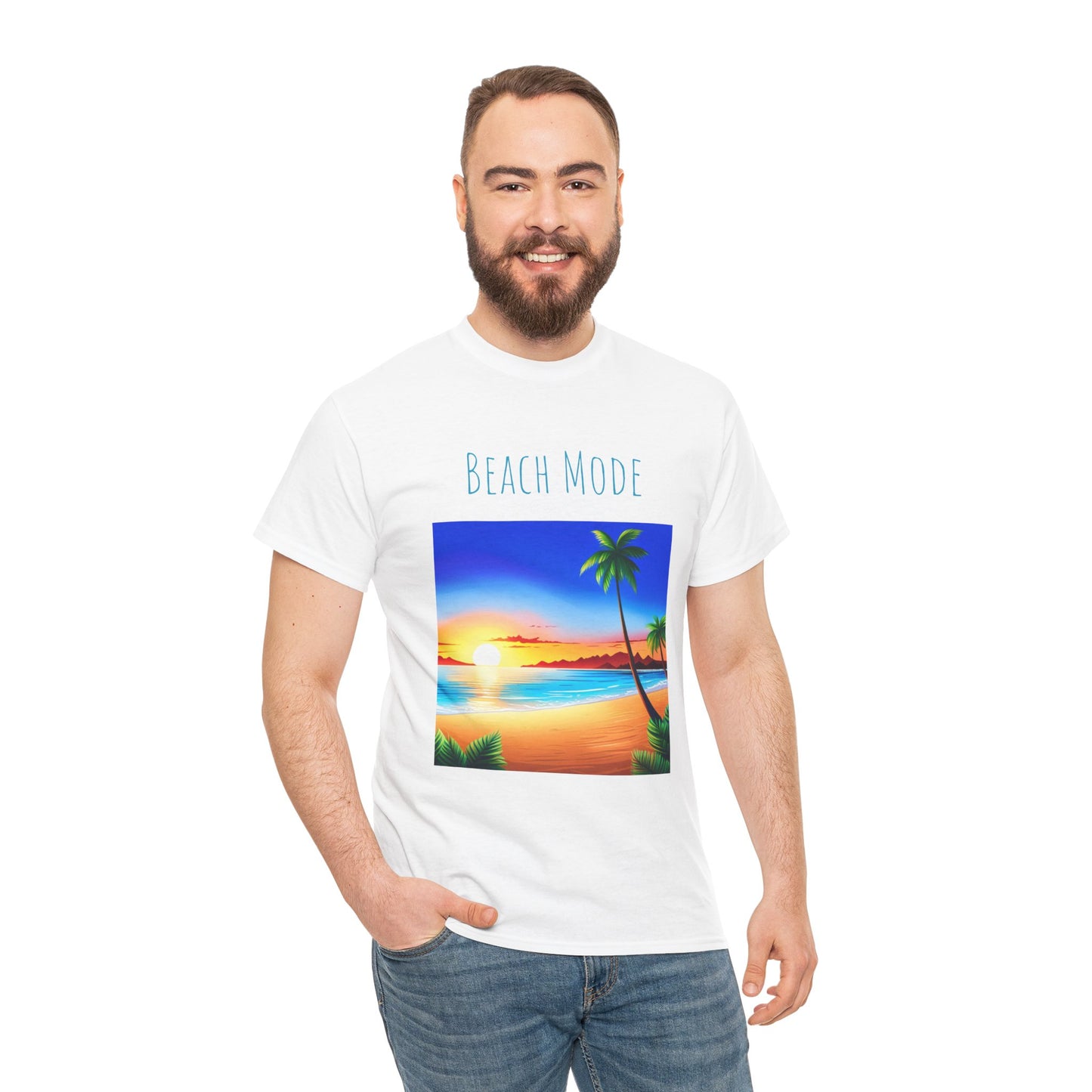 Beach Mode, Beach Graphic T-Shirt