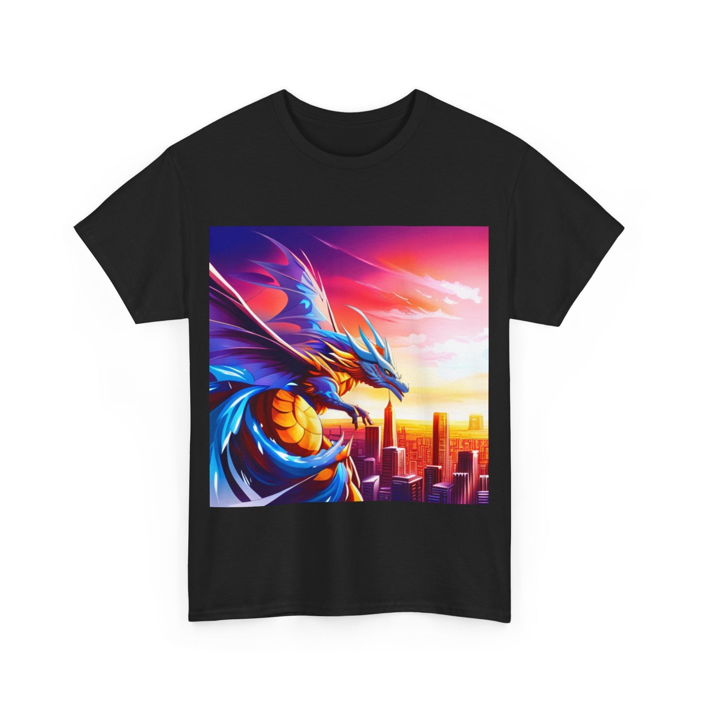 Dragon Cityscape Graphic Tee