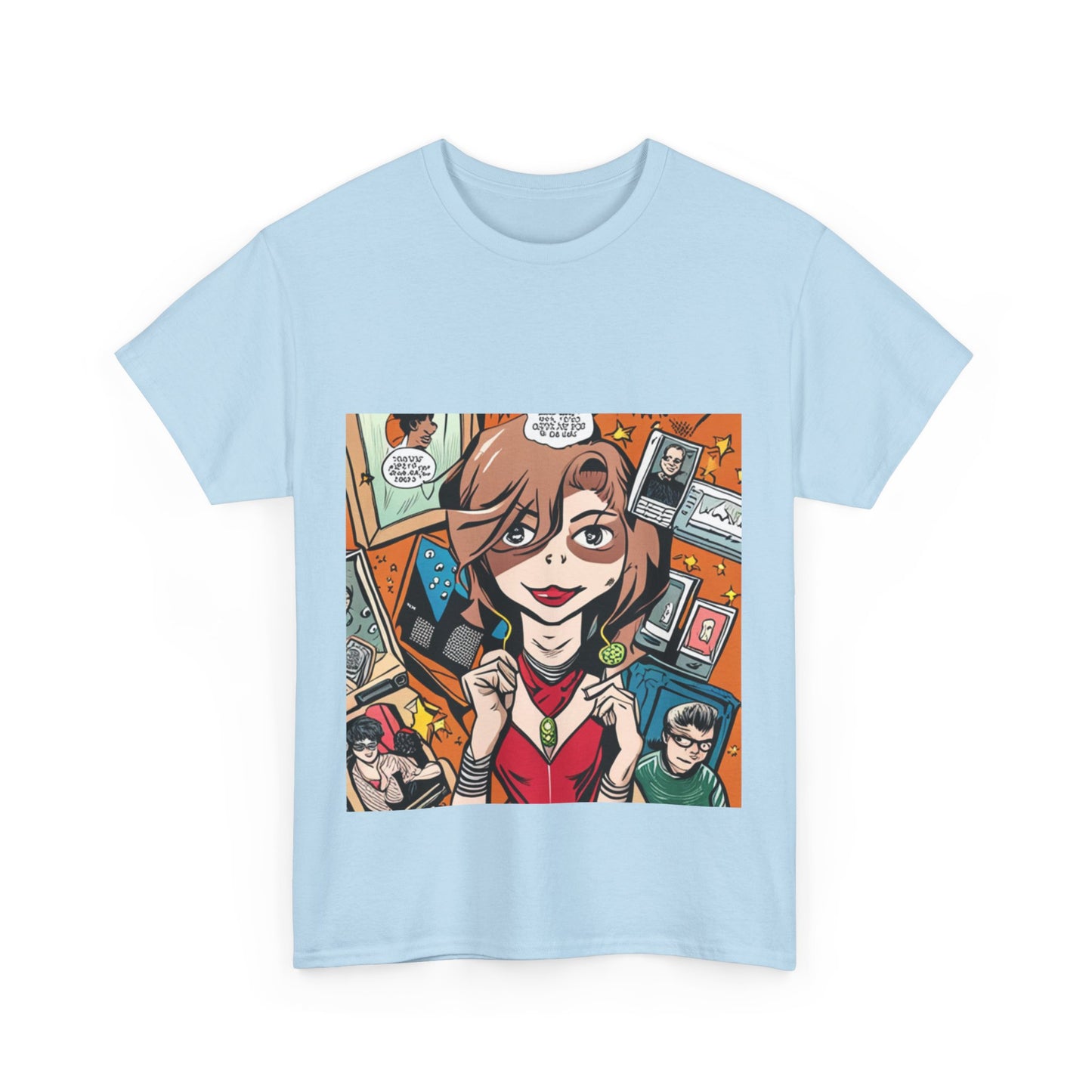 Comic Book Art Graphic T-Shirt