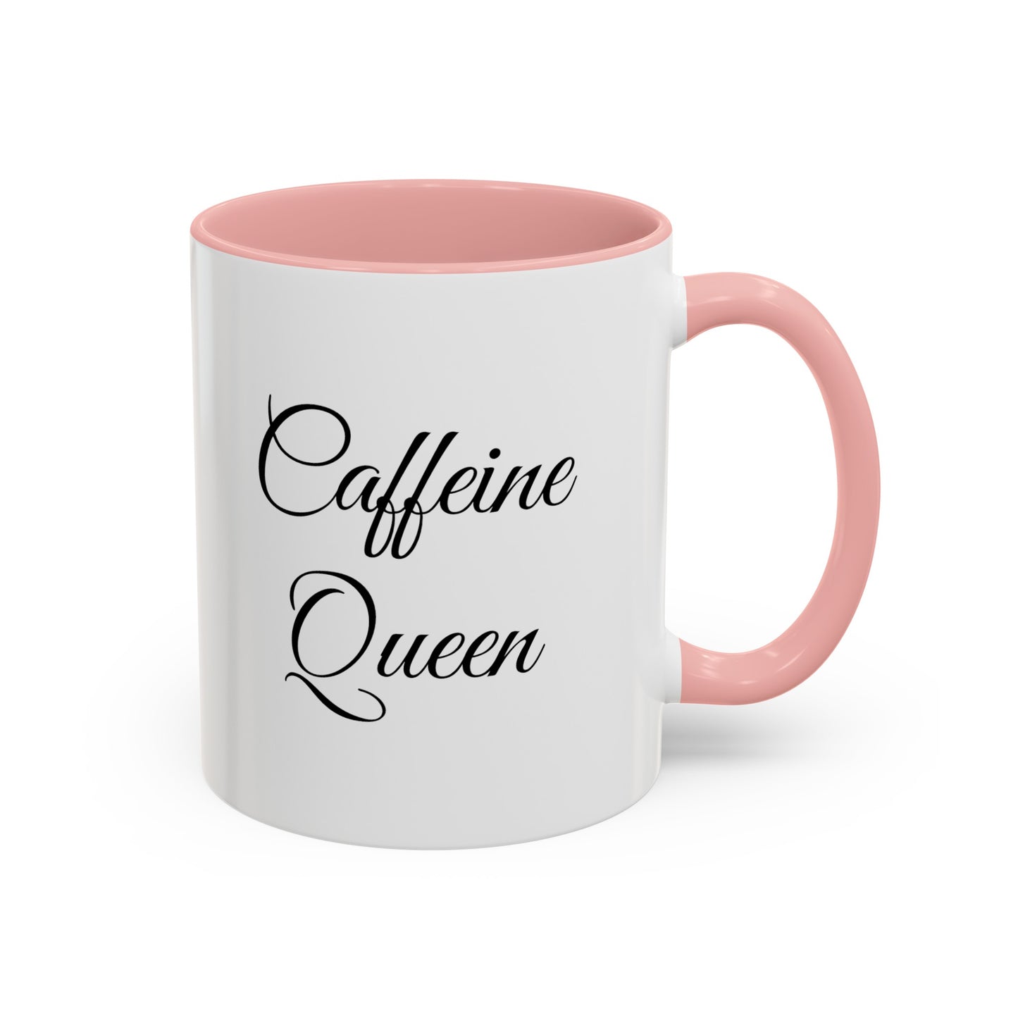 "Caffeine Queen" Accent Coffee Mug (11, 15oz)