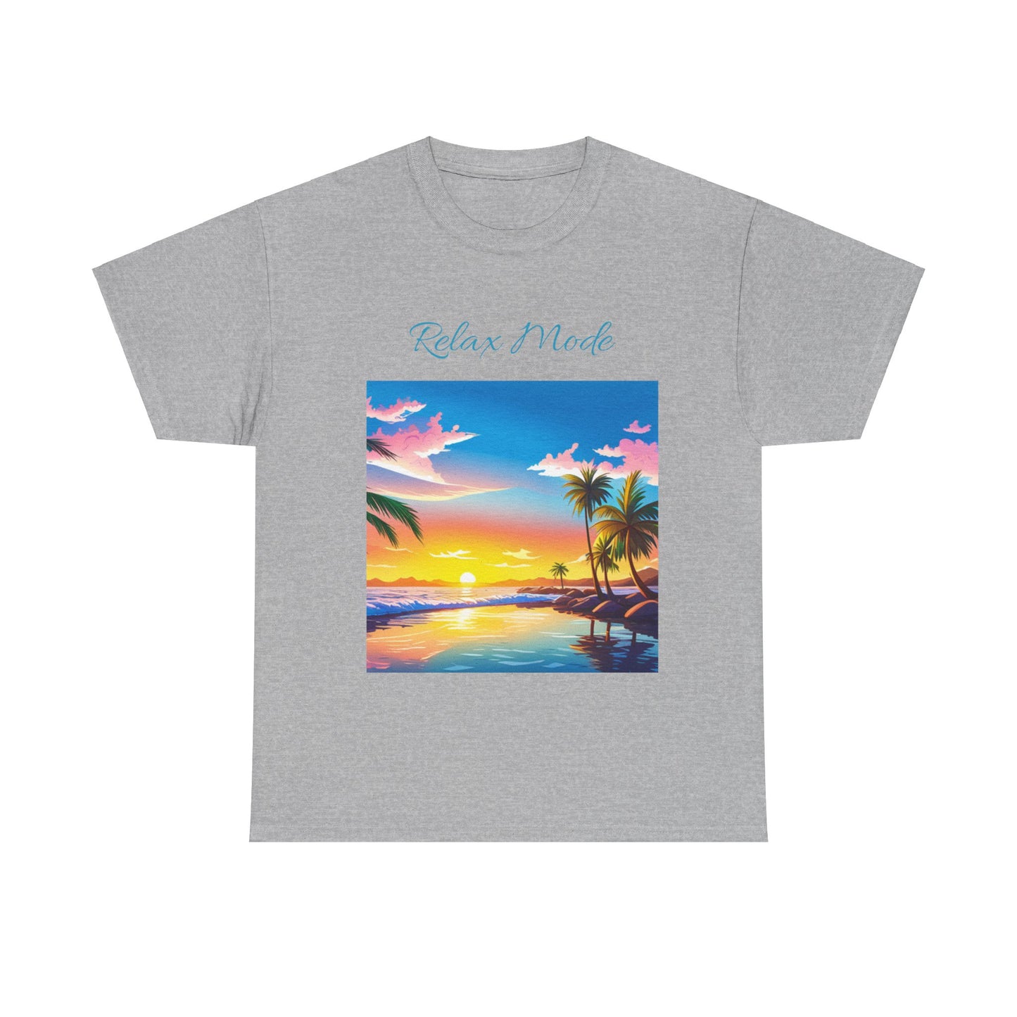 Relax Mode, Beach Graphic T-Shirt