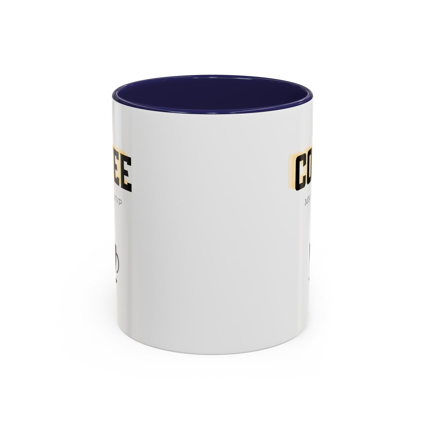 "Coffee: My office MVP" Accent Coffee Mug (11, 15oz)