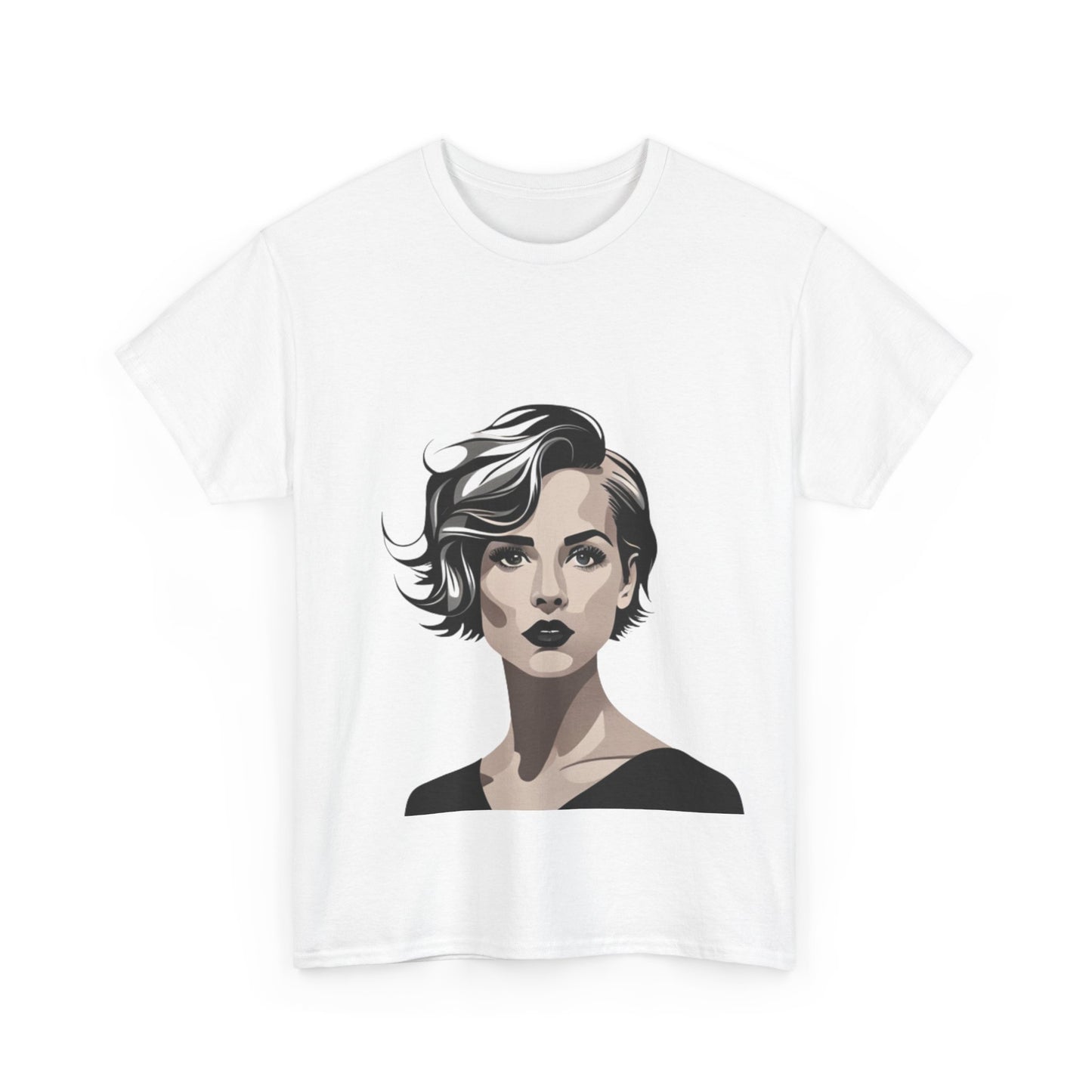 Female Model Graphic T-shirt