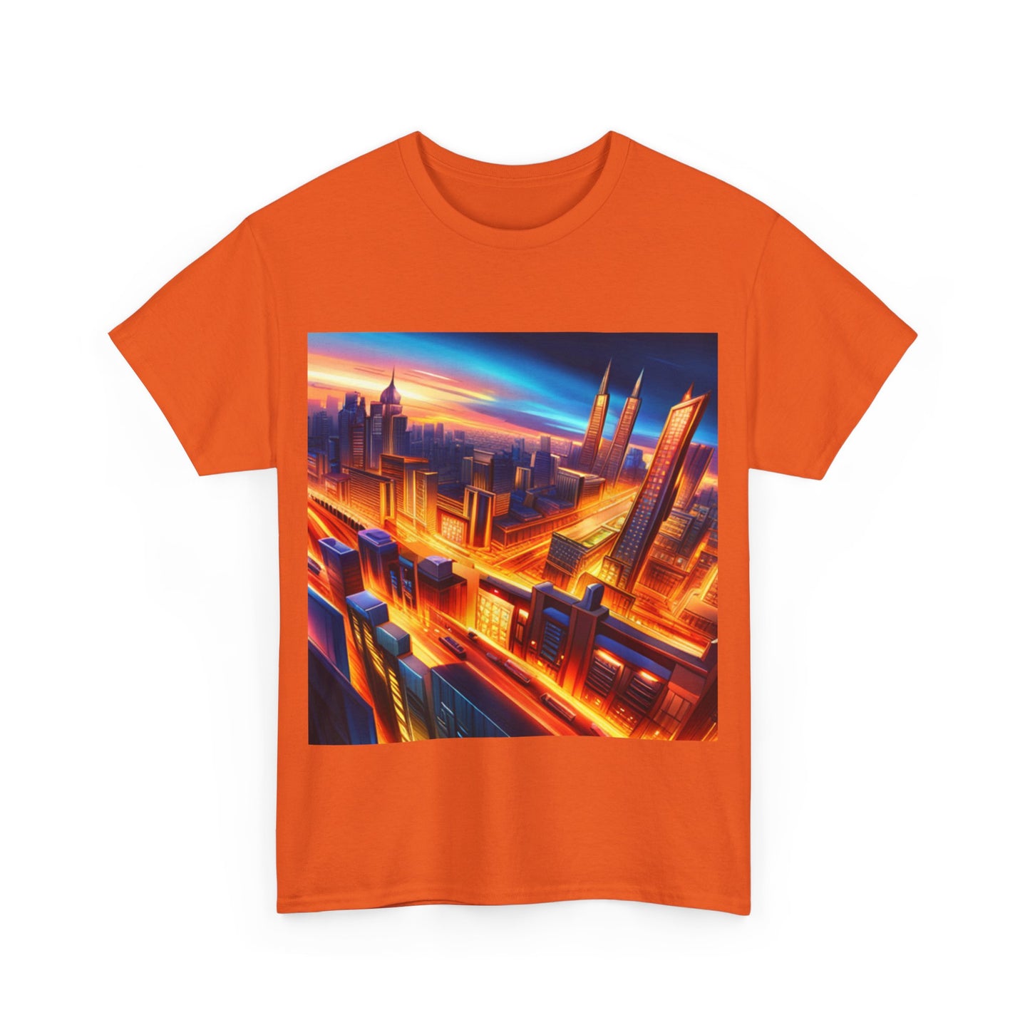 Futuristic Cityscape Graphic Tee