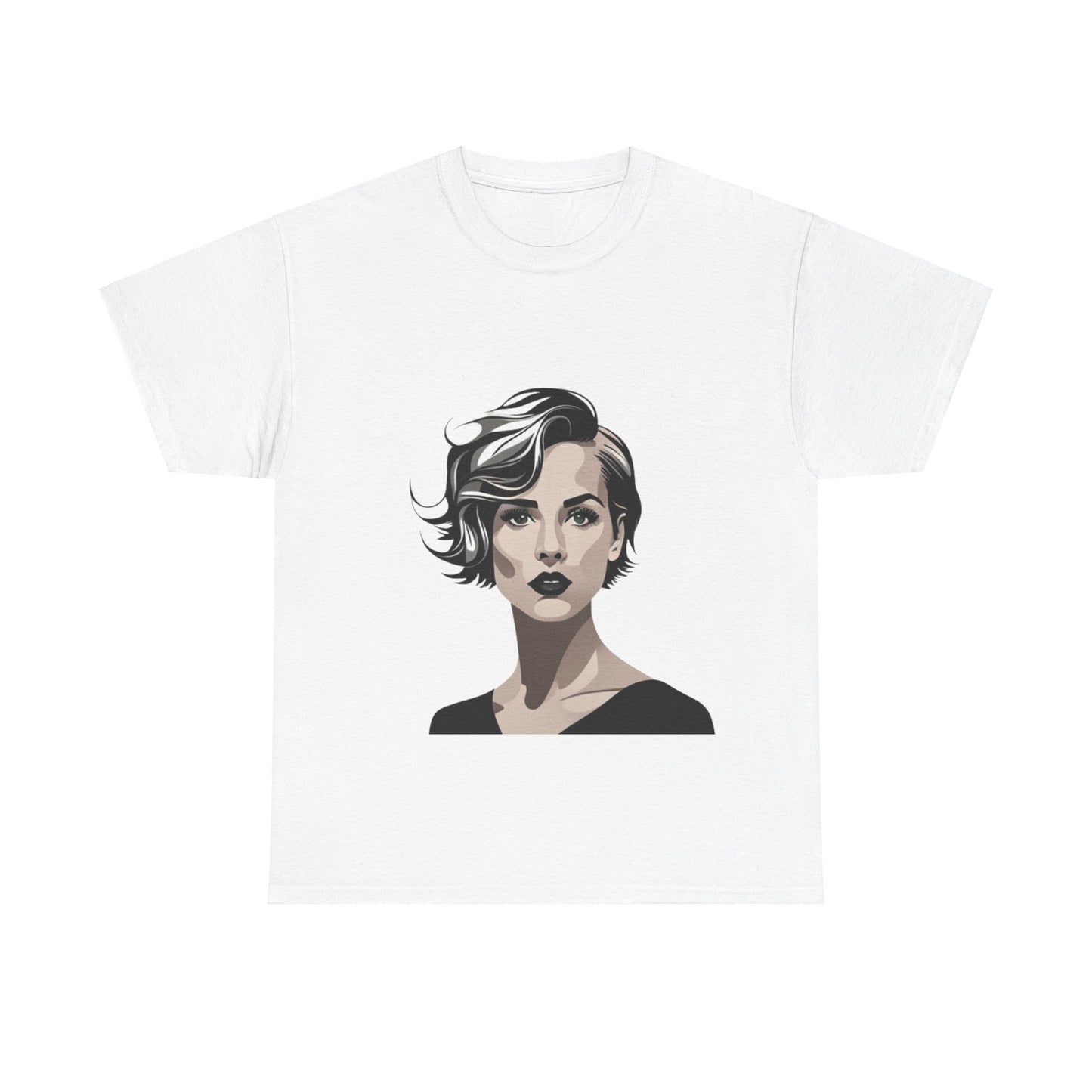 Female Model Graphic T-shirt