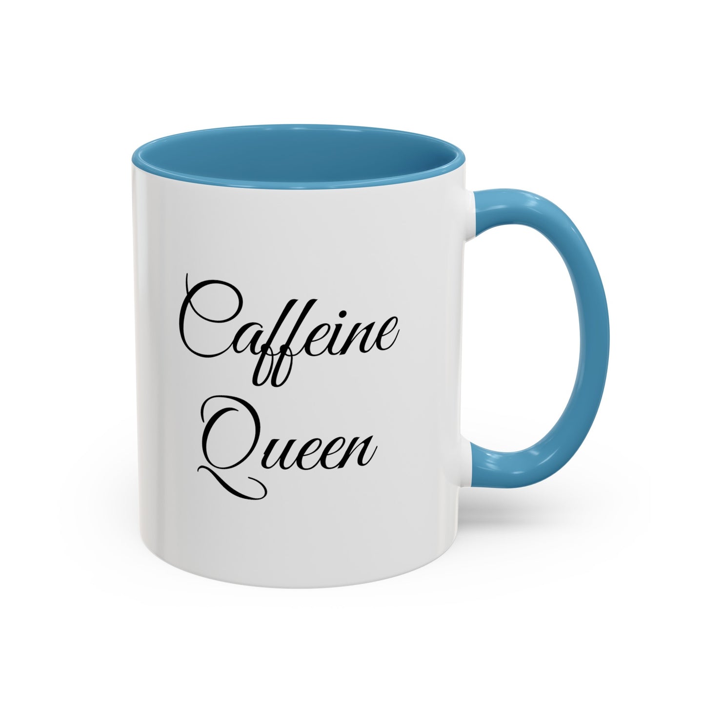 "Caffeine Queen" Accent Coffee Mug (11, 15oz)