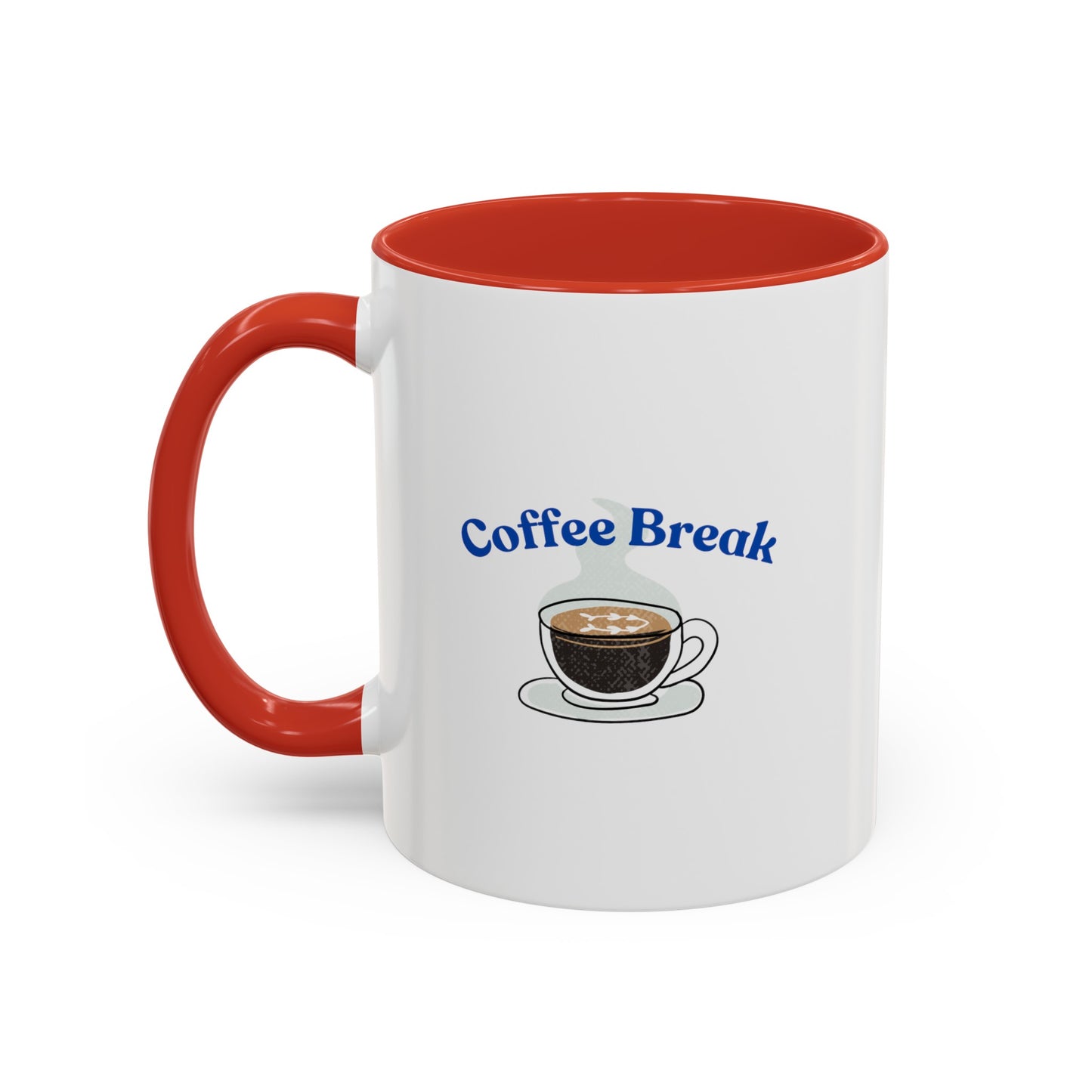 "Coffee Break" Accent Coffee Mug (11, 15oz)