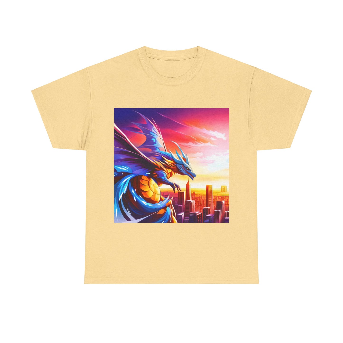 Dragon Cityscape Graphic Tee