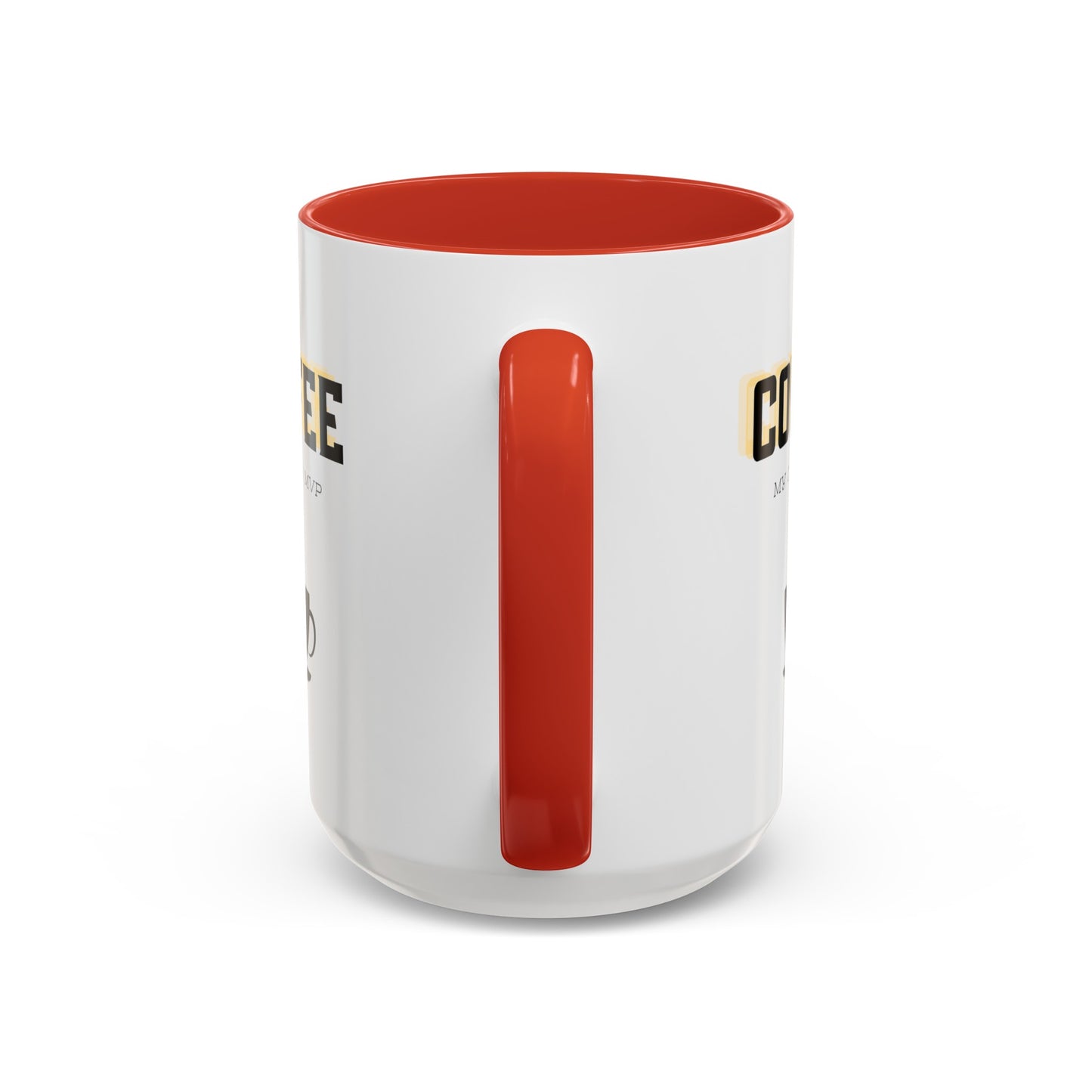 "Coffee: My office MVP" Accent Coffee Mug (11, 15oz)