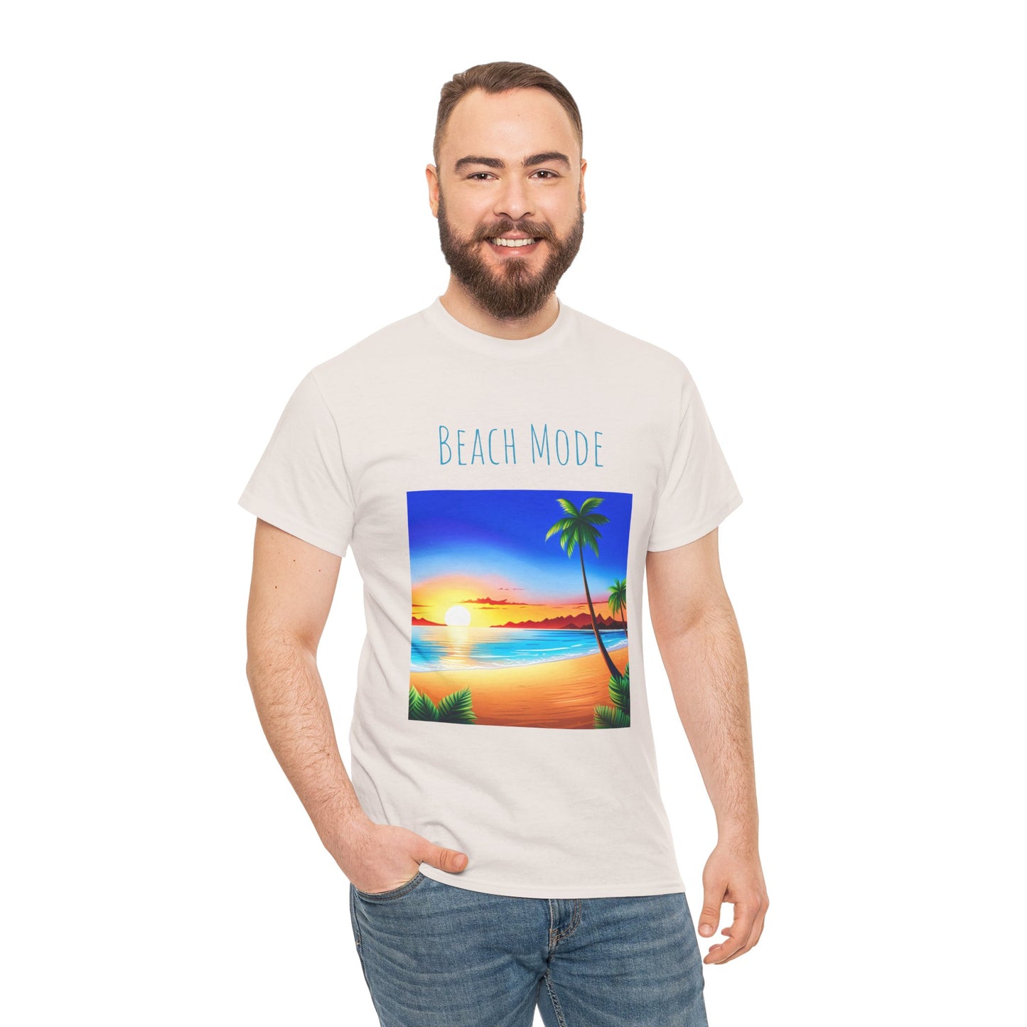 Beach Mode, Beach Graphic T-Shirt